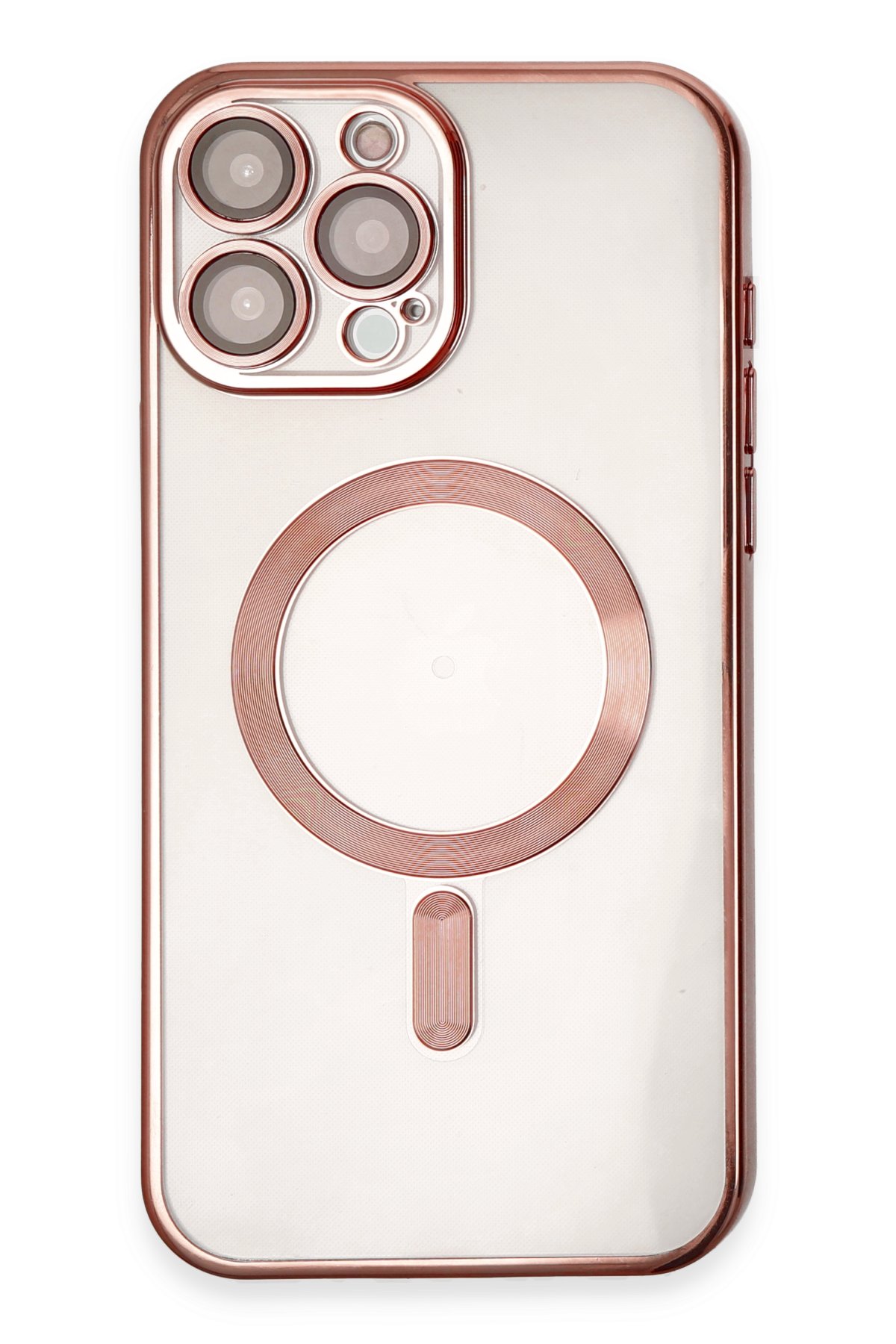 Newface iPhone 15 Pro Max Kılıf Trex Magneticsafe Kapak - Siyah