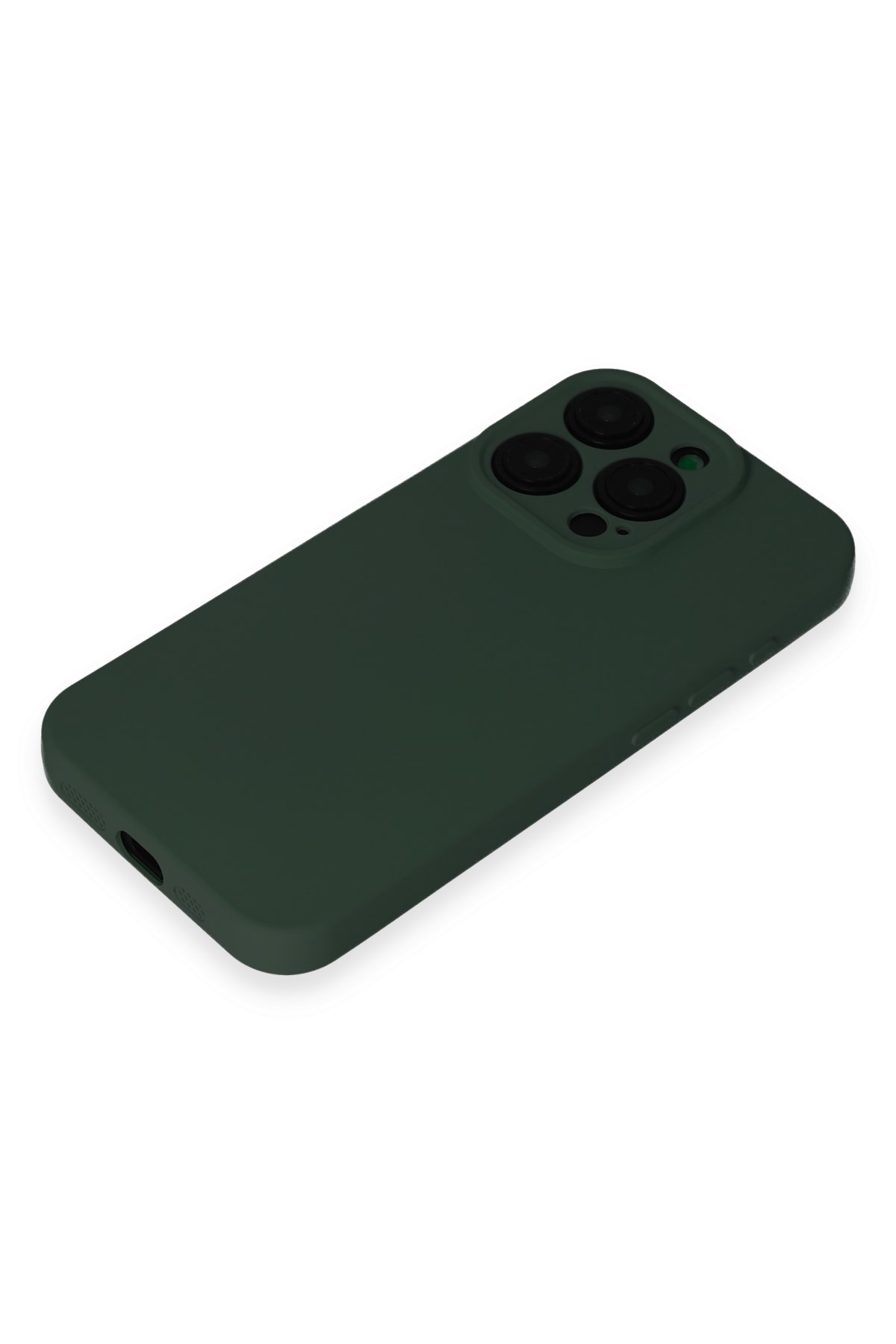 Newface iPhone 15 Pro Max Kılıf Volet Silikon - Açık Yeşil