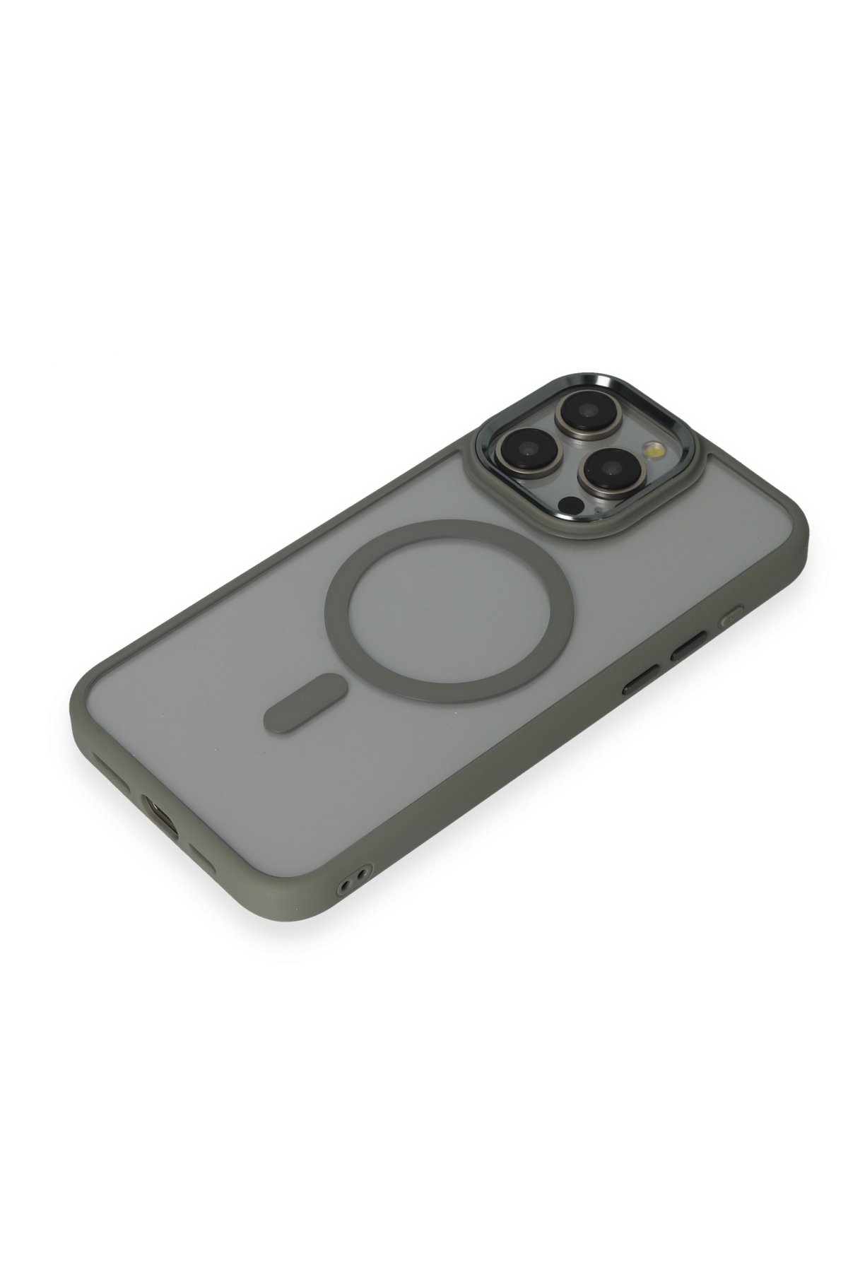 Newface iPhone 15 Pro Max Raze Metal Kamera Lens - Siyah