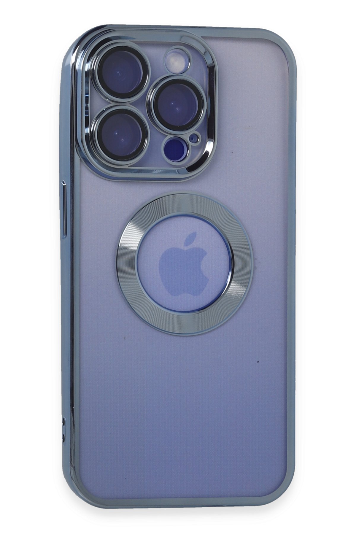 Newface iPhone 15 Pro Max Kılıf Room Magneticsafe Silikon - Sierra Blue