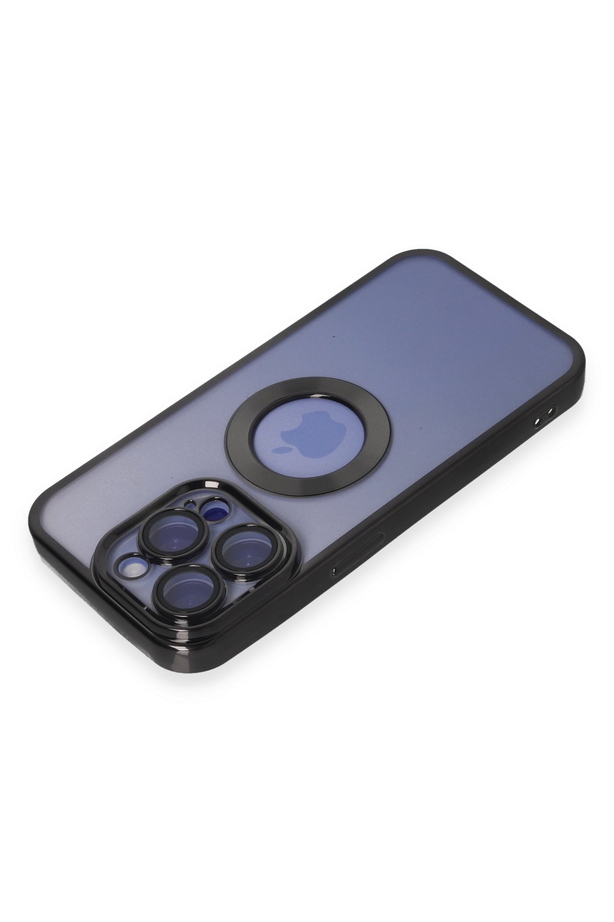 Newface iPhone 15 Pro Max Kılıf Mudo Magneticsafe Standlı Kapak - Siyah