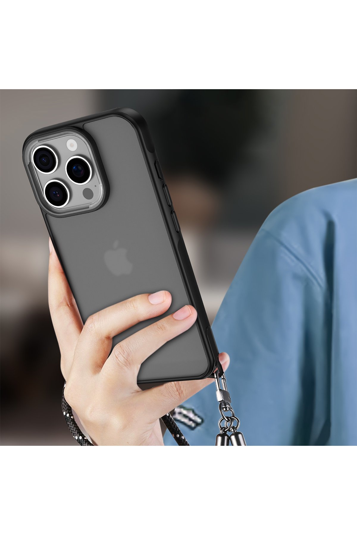 Newface iPhone 16 Pro Kılıf Flip Cover - Kırmızı