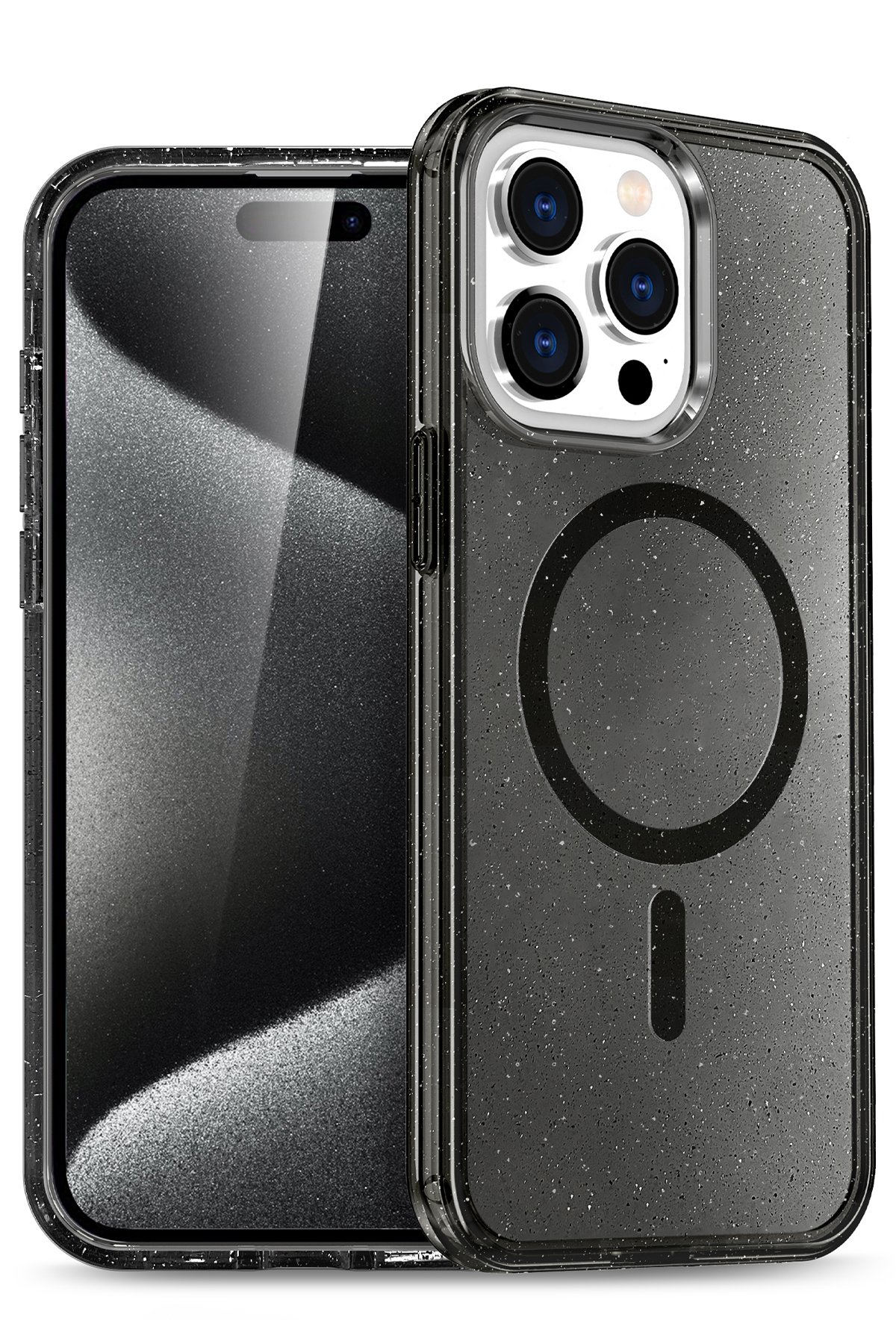 Newface iPhone 16 Pro Kılıf Pc Real Magsafe Kapak - Şeffaf