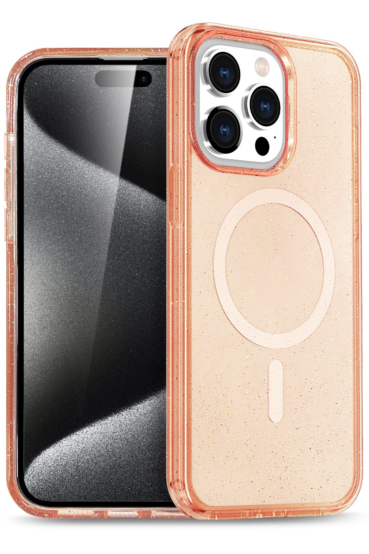 Newface iPhone 16 Pro Max Kılıf Volet Silikon - Pembe