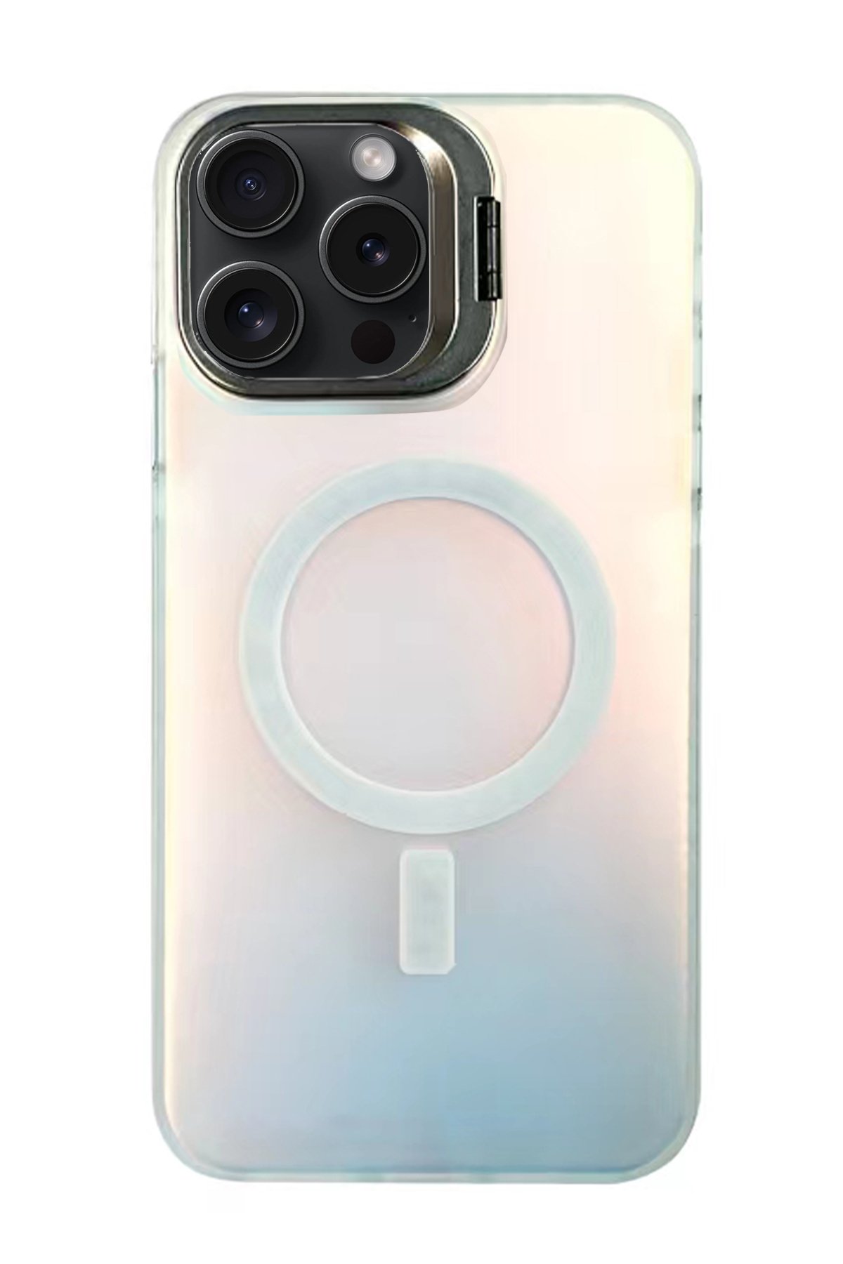 Newface iPhone 16 Pro Kılıf Elegant Kapak - Açık Mavi