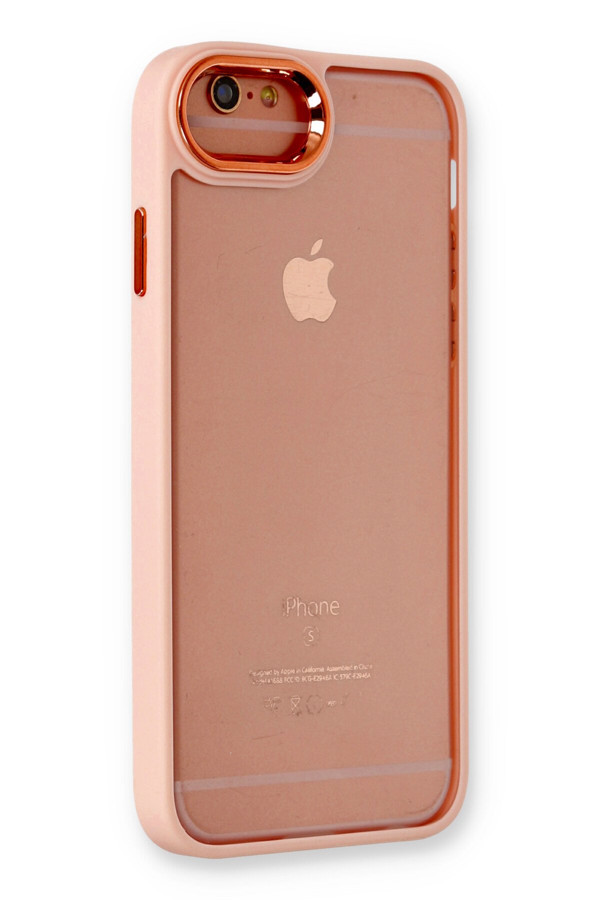 Newface iPhone 6 Kılıf Sofya Yüzüklü Silikon Kapak - Rose