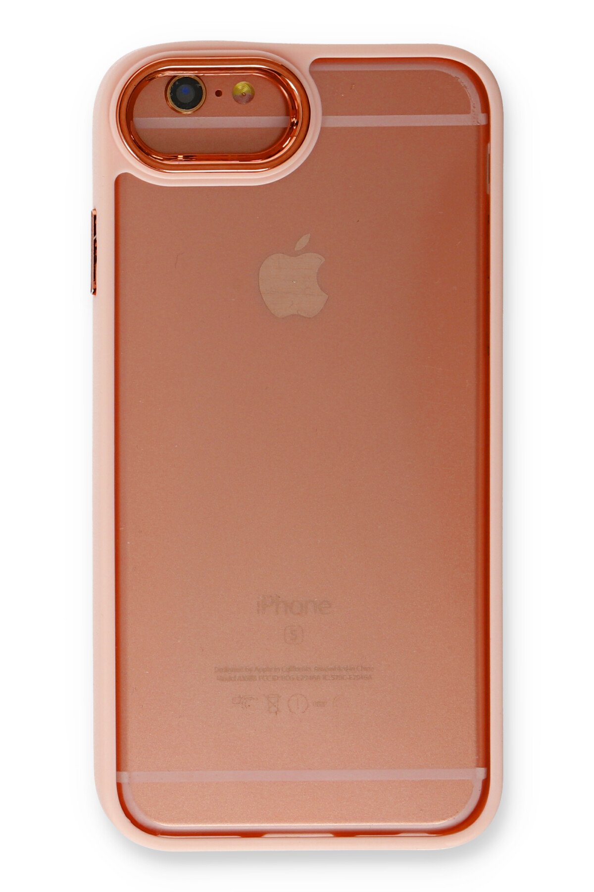 Newface iPhone 6 Kılıf Sofya Yüzüklü Silikon Kapak - Rose