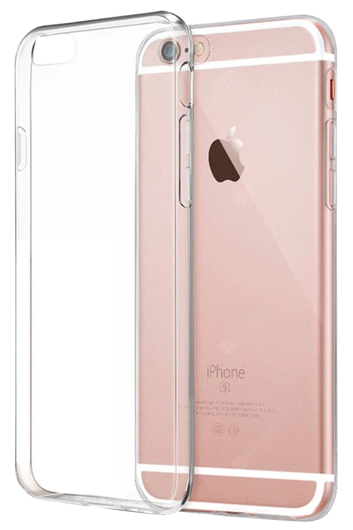 Newface iPhone 6 Kılıf Platin Simli Silikon - Lila