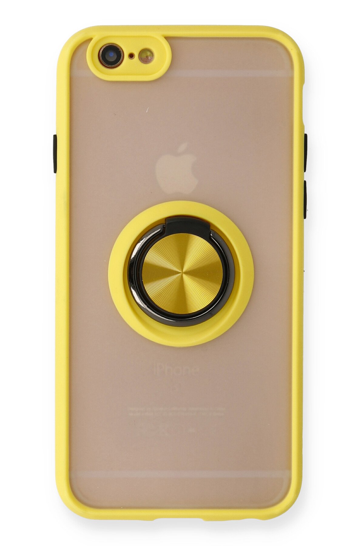 Newface iPhone 6 Kılıf Ebruli Lansman Silikon - Pembe-Lila