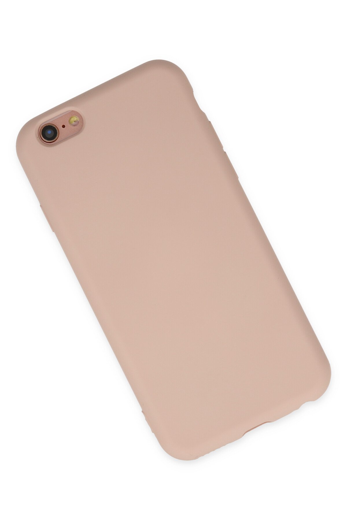 Newface iPhone 6 Kılıf Ebruli Lansman Silikon - Lacivert-Krem