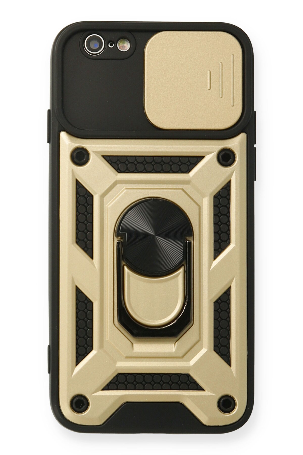 Newface iPhone 6 Kılıf Platin Simli Silikon - Lacivert