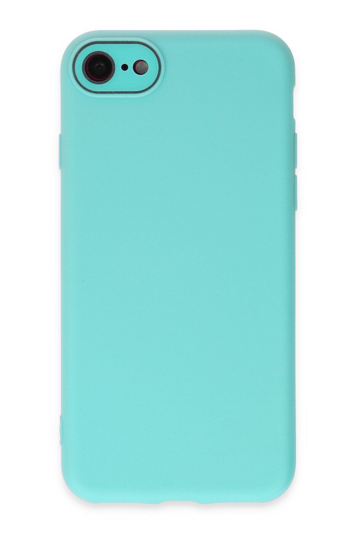 Newface iPhone 7 Kılıf Nano içi Kadife Silikon - Sarı
