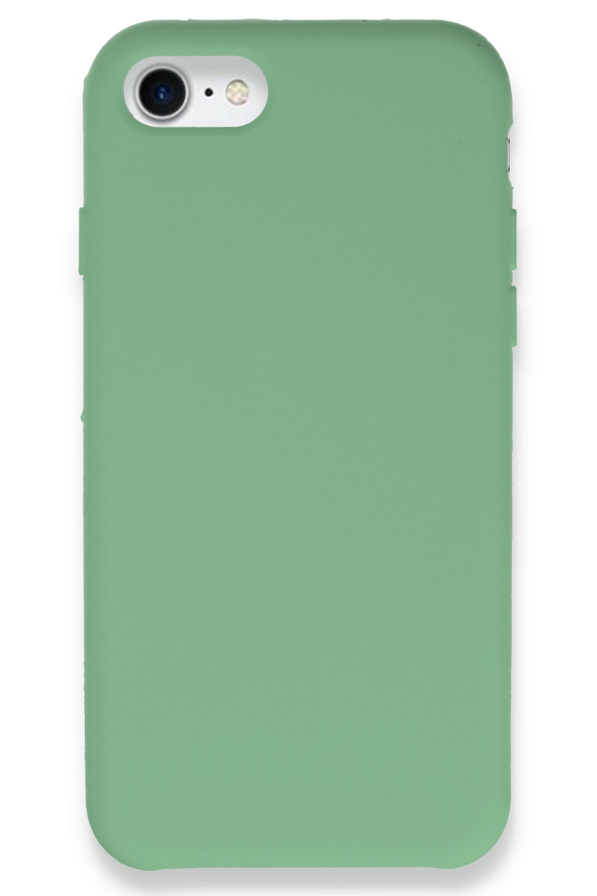 Newface iPhone SE 2020 Kılıf Zuma Kartvizitli Yüzüklü Silikon - Yeşil
