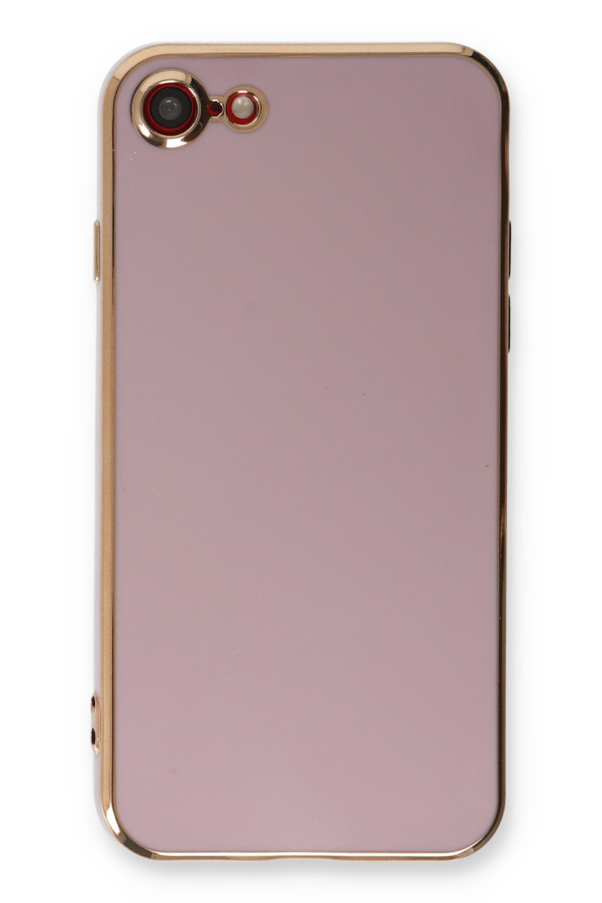 Newface iPhone 7 Kılıf Coco Deri Standlı Kapak - Gold