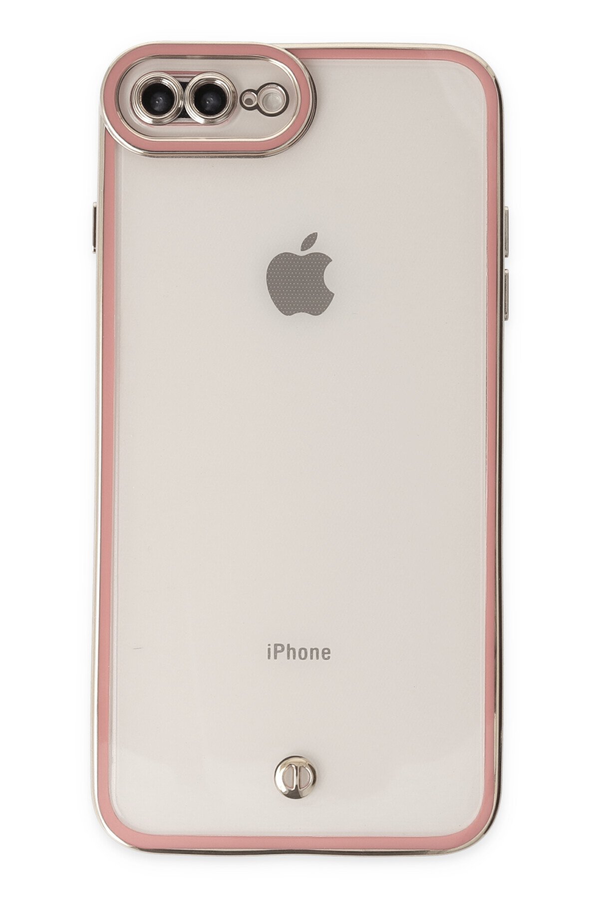 Newface iPhone 8 Plus Kılıf Lansman Legant Silikon - Bej