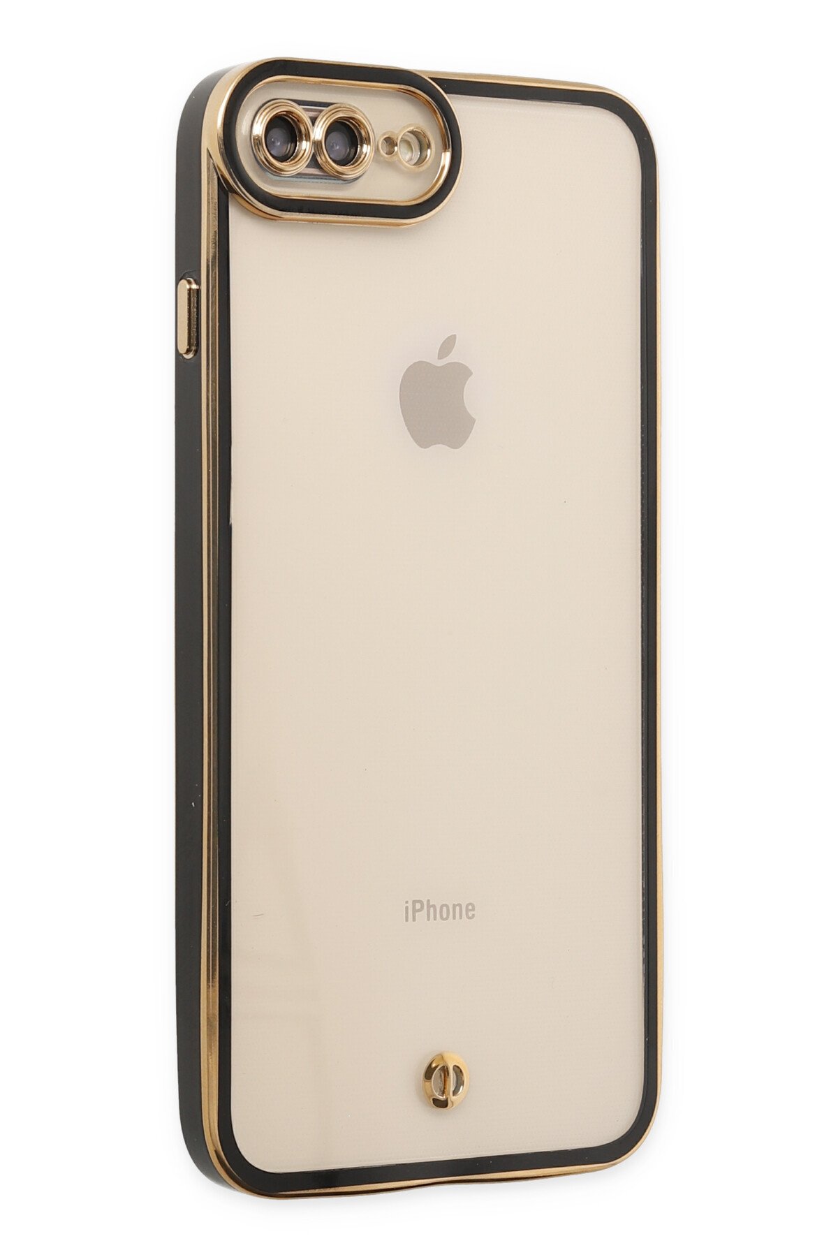 Newface iPhone 8 Plus Kılıf Nano içi Kadife Silikon - Sarı