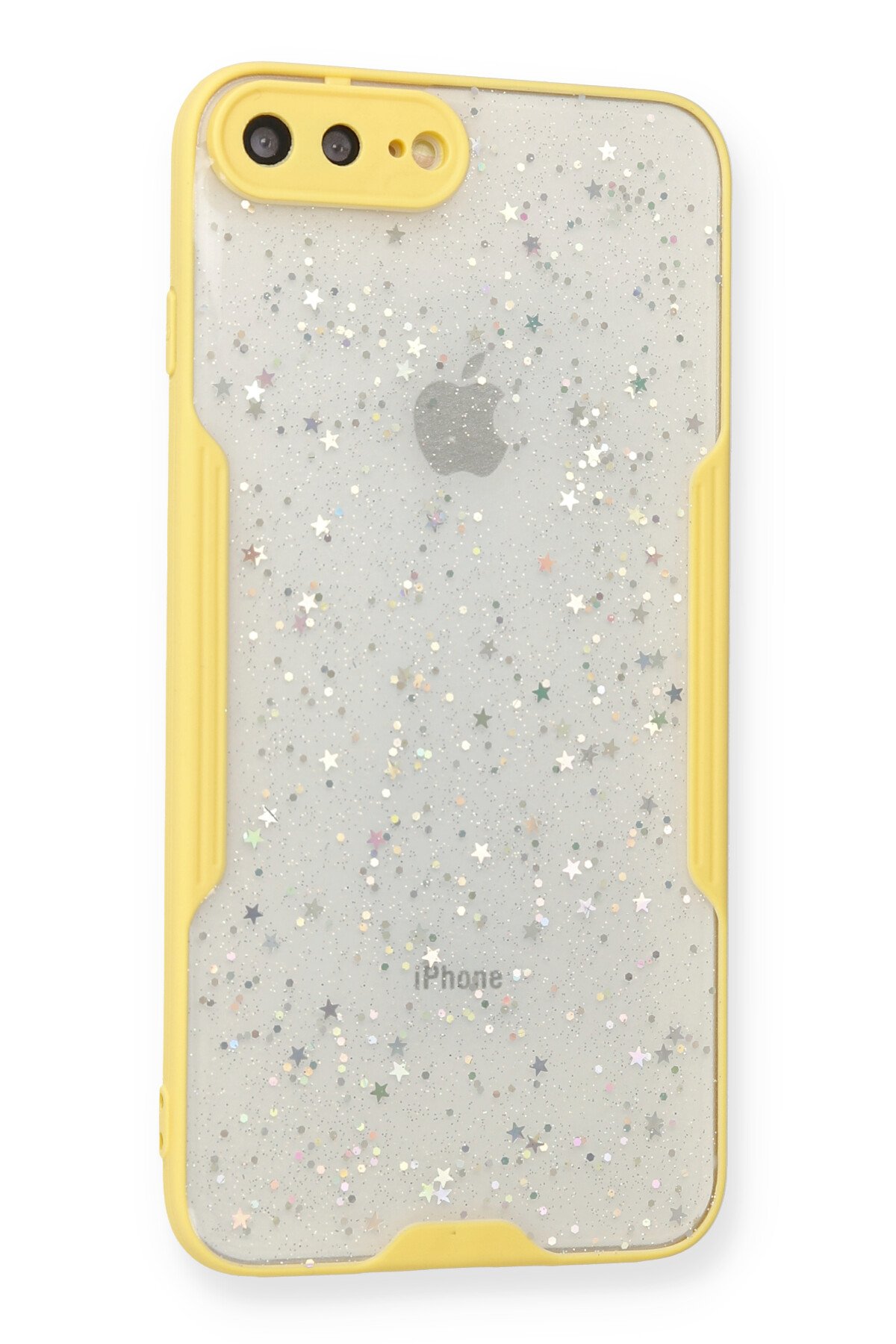 Newface iPhone 8 Plus Kılıf Daisy Simli Magsafe Kapak - Gold