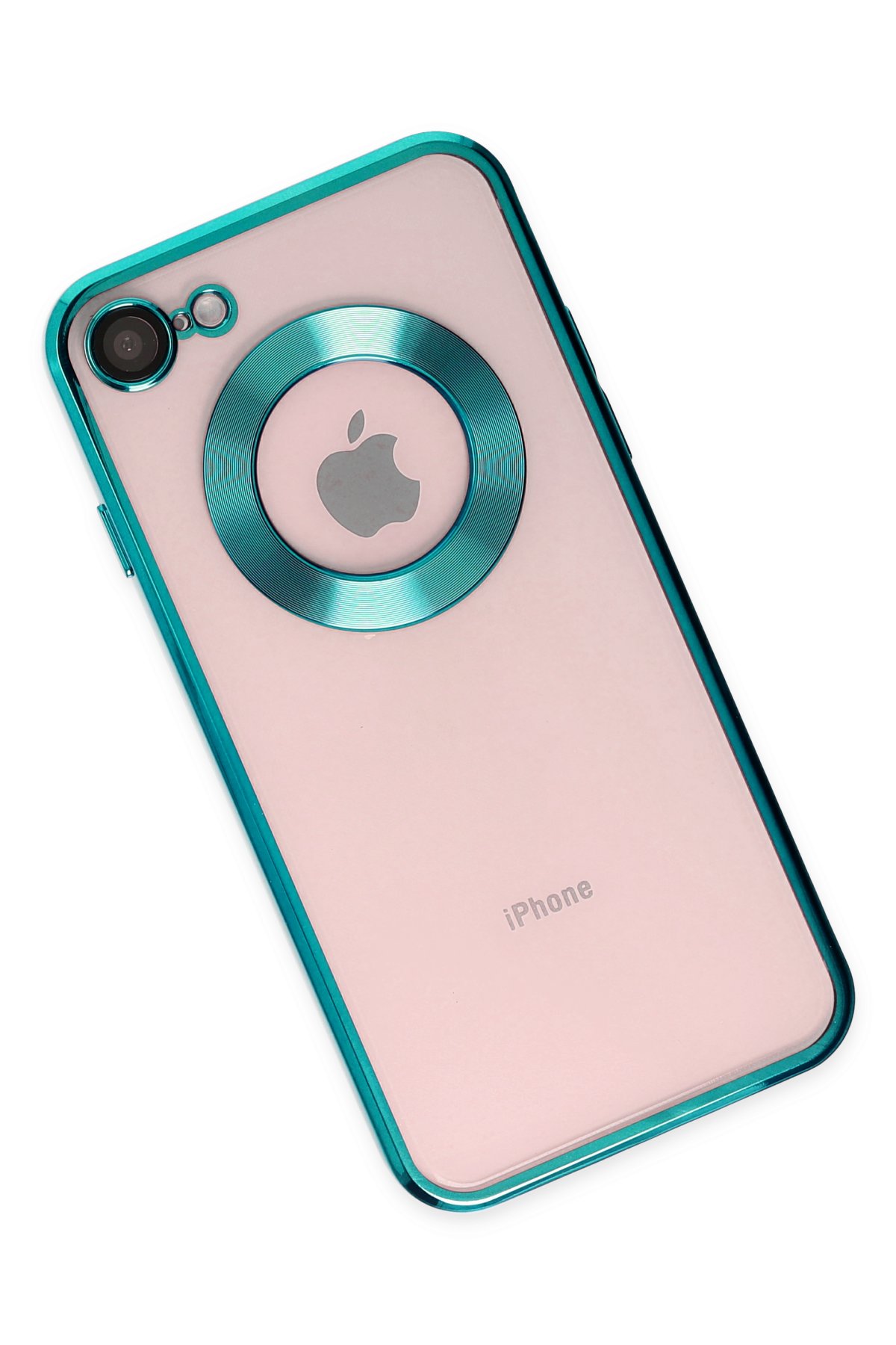 Newface iPhone SE 2020 Kılıf Coco Karbon Silikon - Yeşil