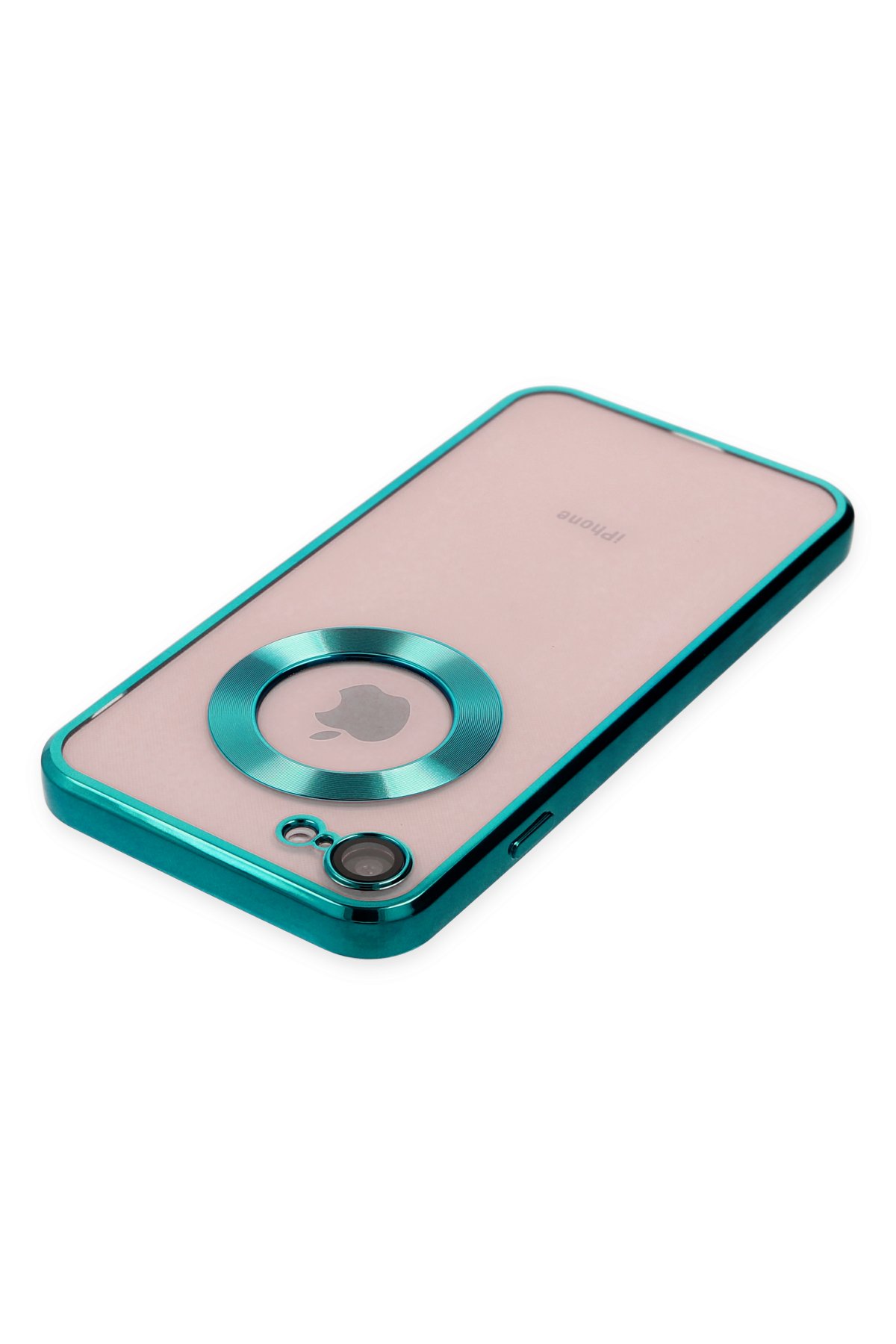 Newface iPhone SE 2020 Kılıf Coco Karbon Silikon - Yeşil