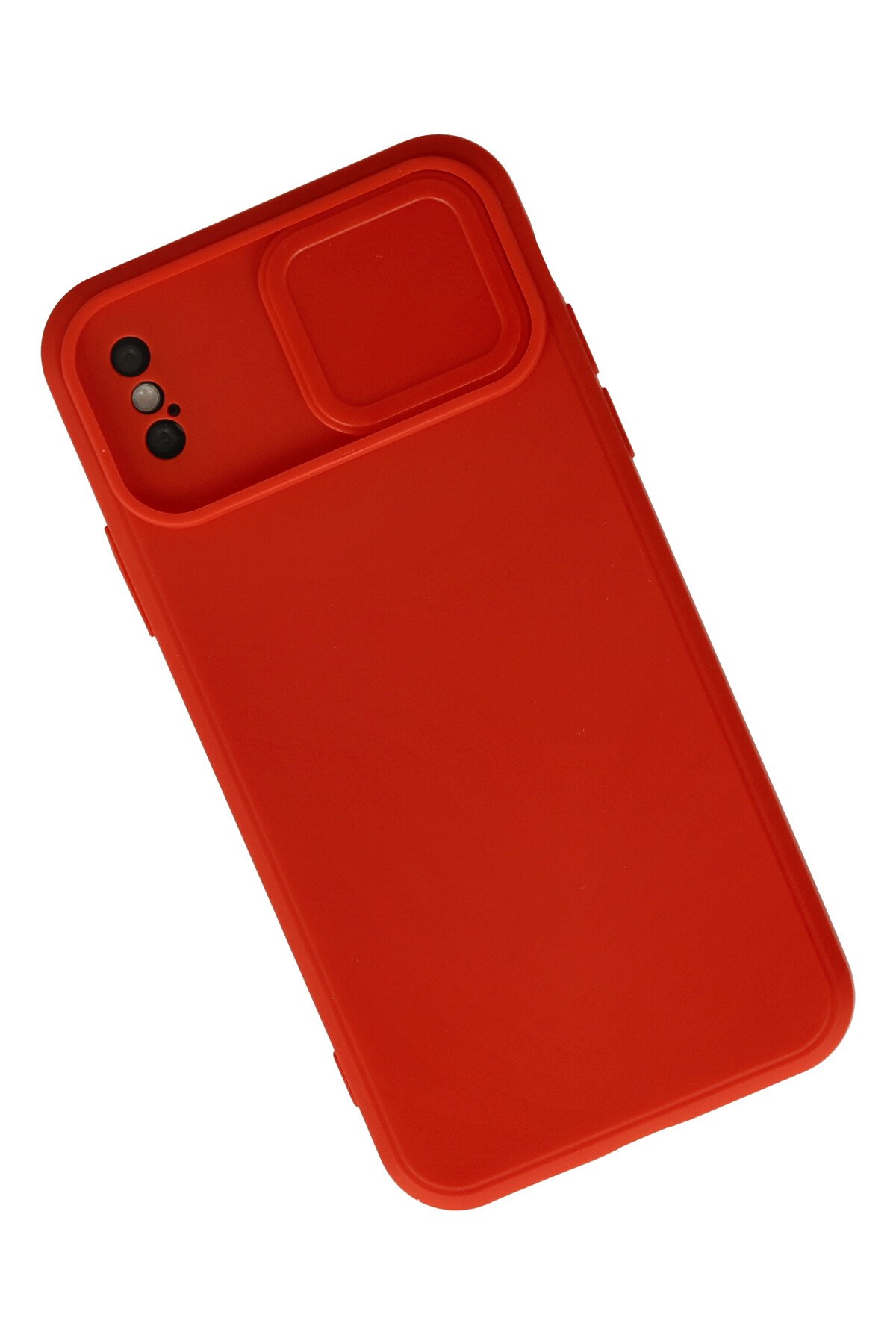 Newface iPhone X Kılıf Color Lens Silikon - Siyah