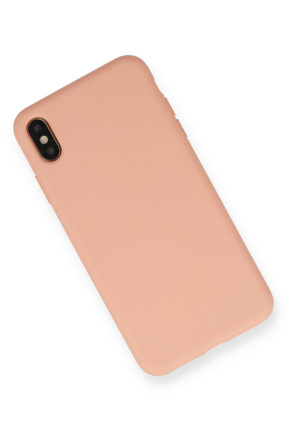 Newface iPhone X Kılıf Color Lens Silikon - Kırmızı