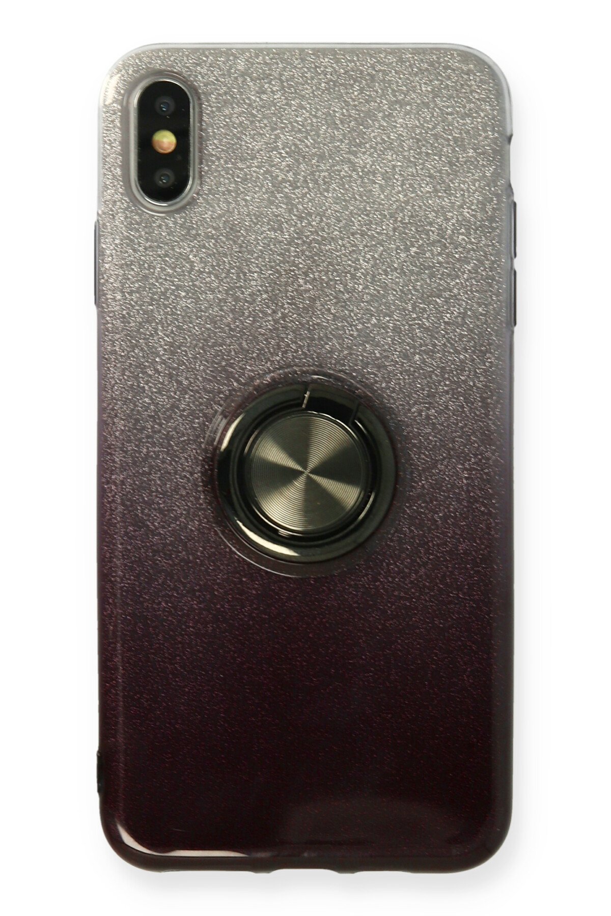 Newface iPhone X Kılıf First Silikon - Mürdüm