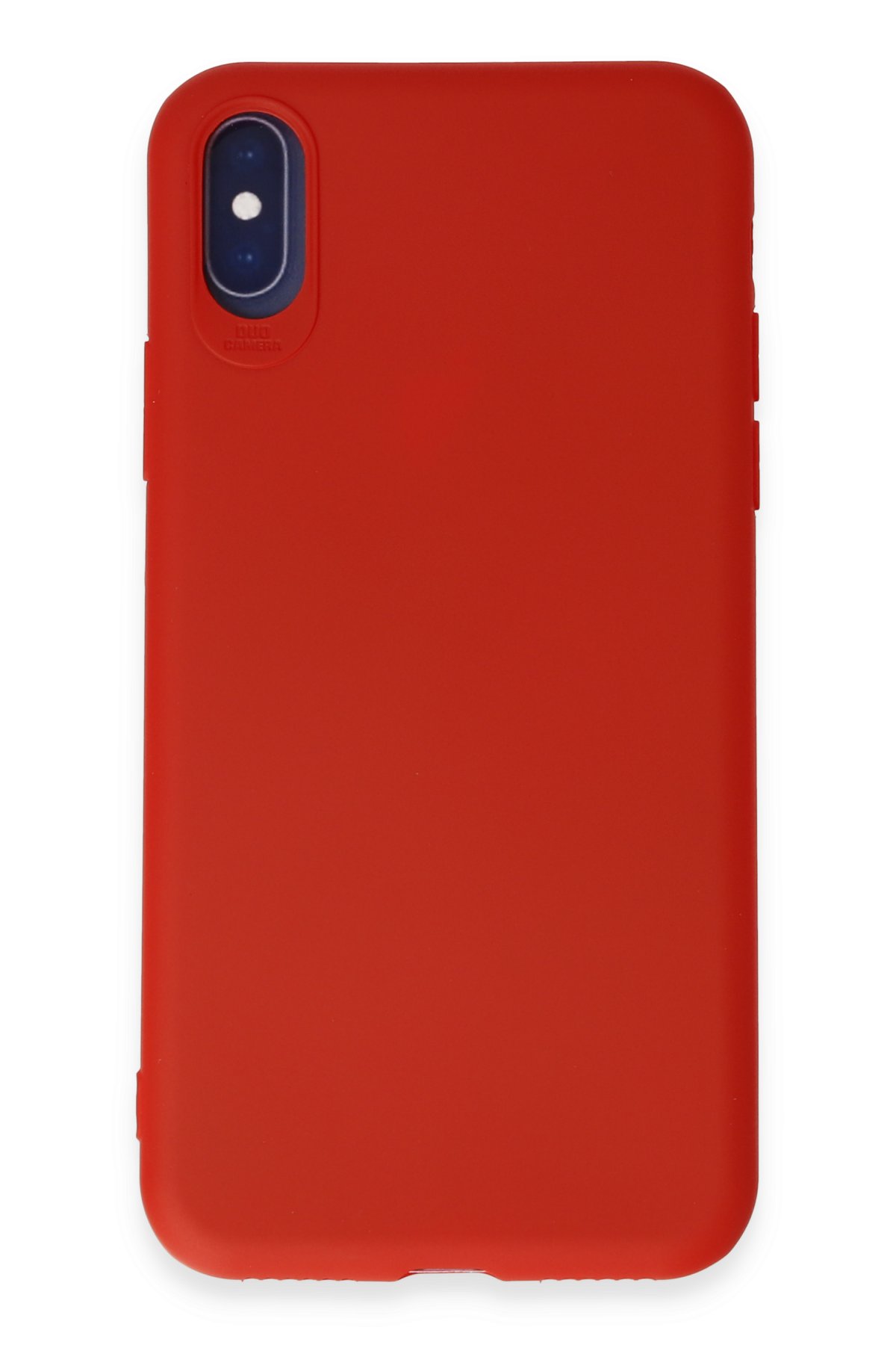 Newface iPhone XS Kılıf Lansman Legant Silikon - Kırmızı