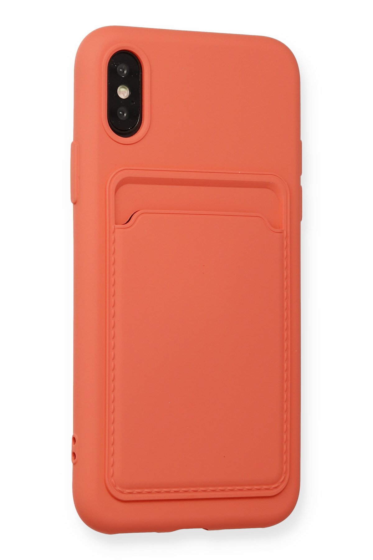 Newface iPhone XS Kılıf Platin Silikon - Pembe