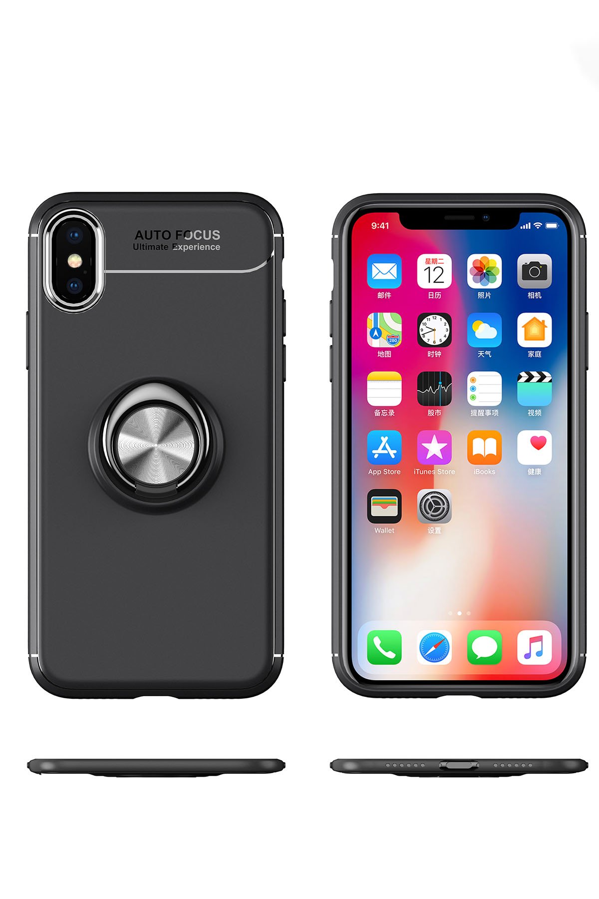 Newface iPhone XS Kılıf First Silikon - Bordo