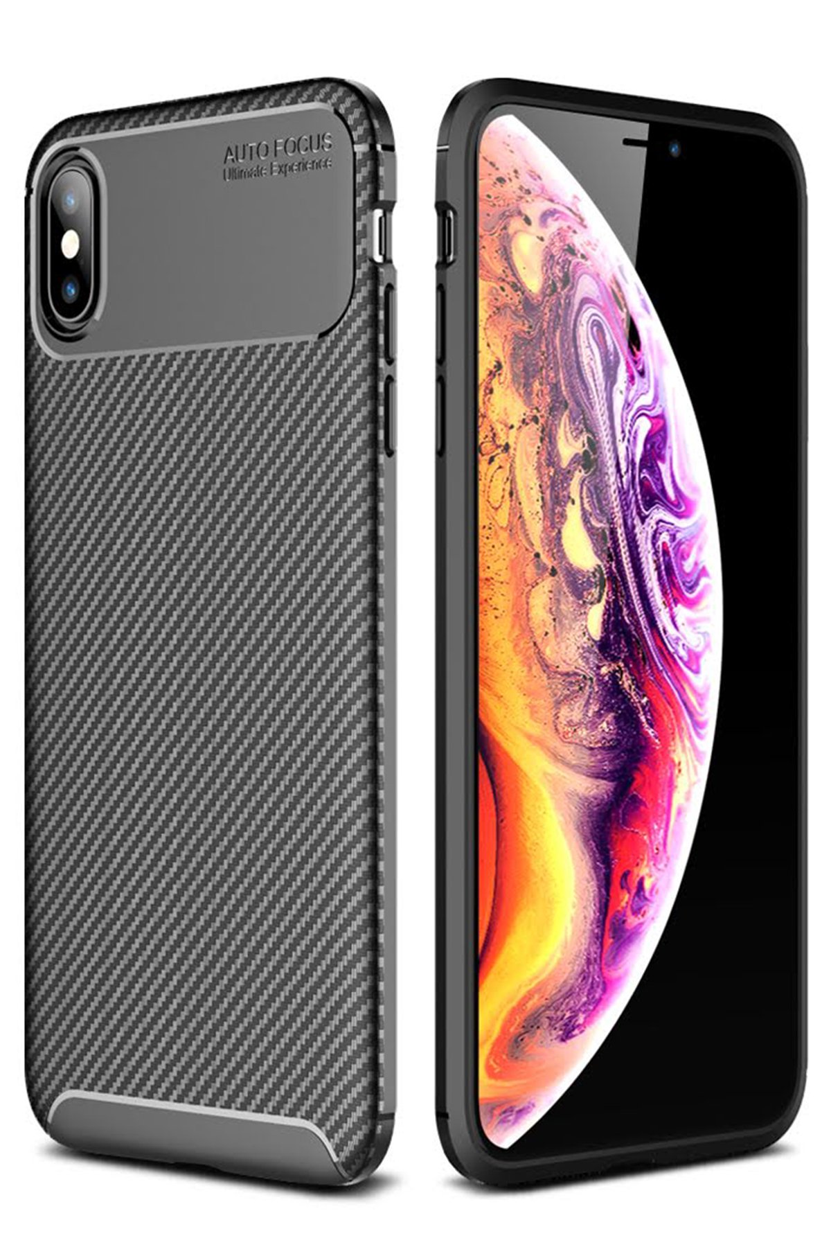 Newface iPhone XS Max Kılıf First Silikon - Mürdüm