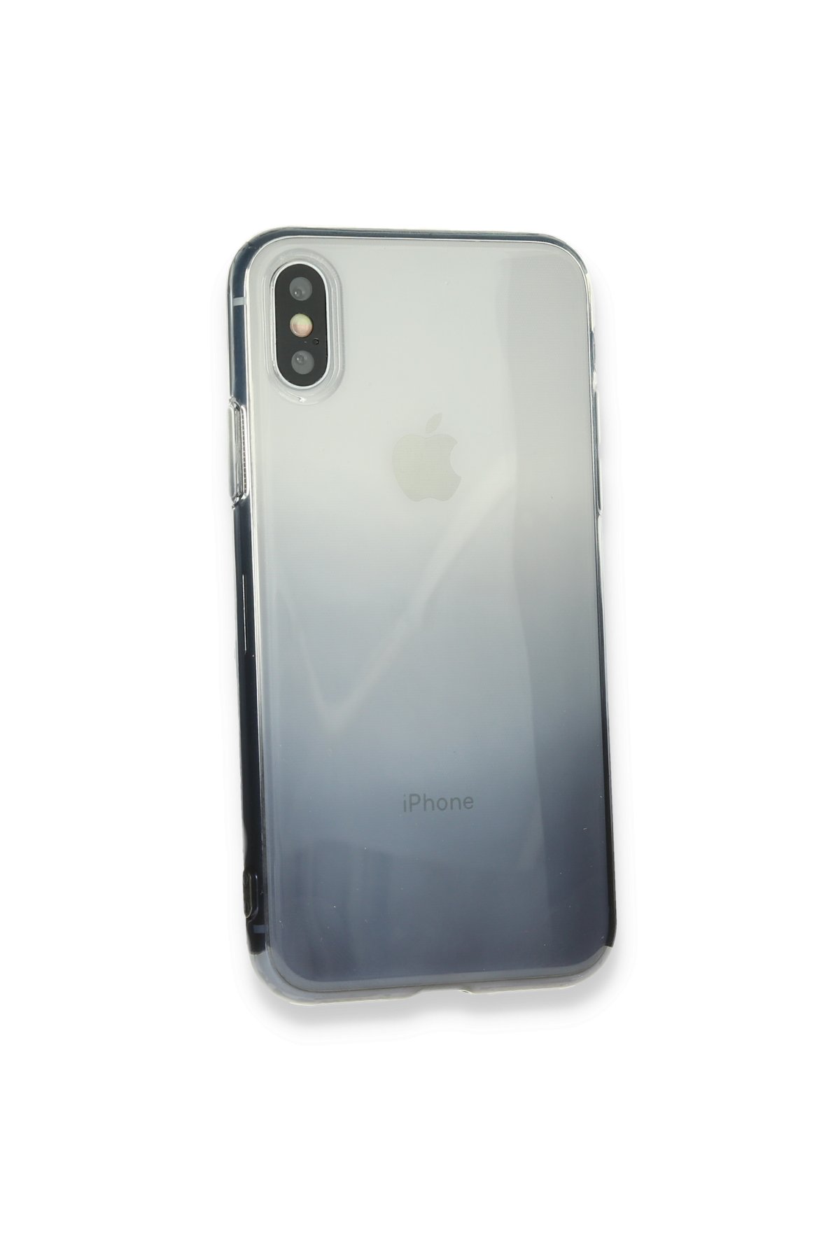 Newface iPhone XS Kılıf Lansman Glass Kapak - Lila