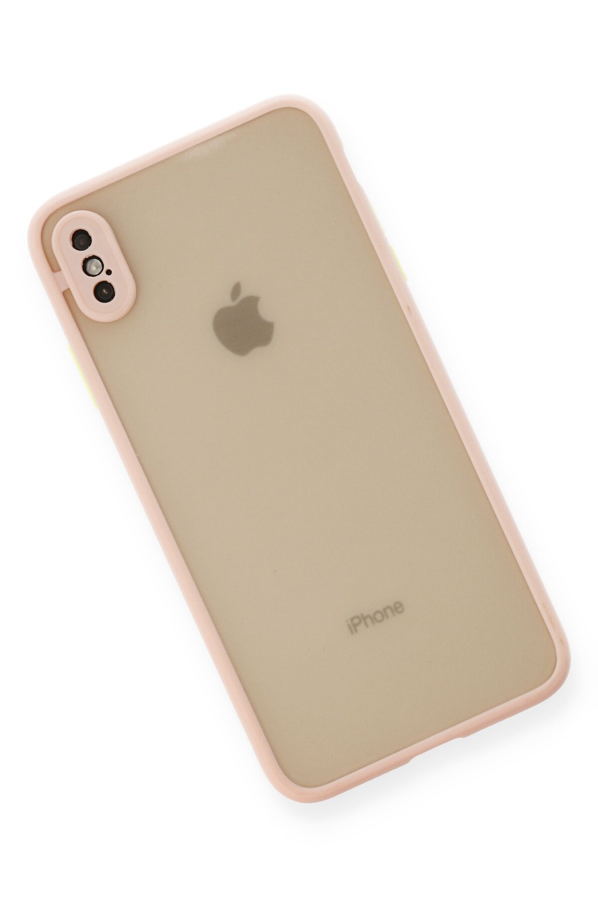 Newface iPhone XS Max Kılıf Montreal Yüzüklü Silikon Kapak - Yeşil