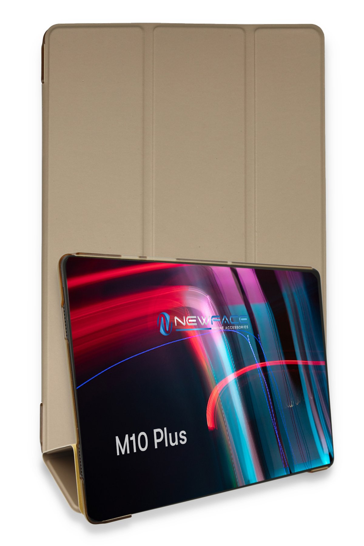 Newface Lenovo M10 FHD Plus X606F Kılıf 360 Tablet Deri Kılıf - Lacivert