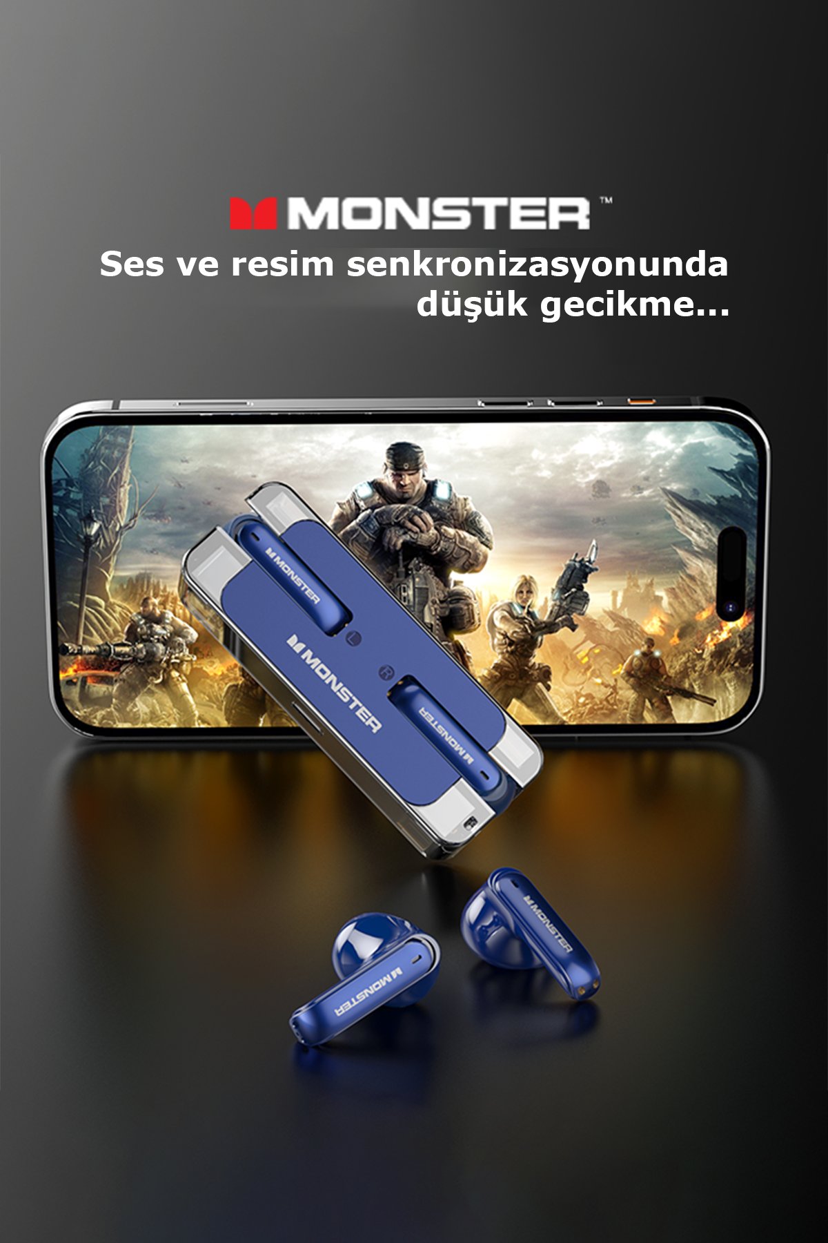 Newface LS-518 Aktif Gürültü Engelleyici Özellikli TWS Airpods Kulaklık - Siyah