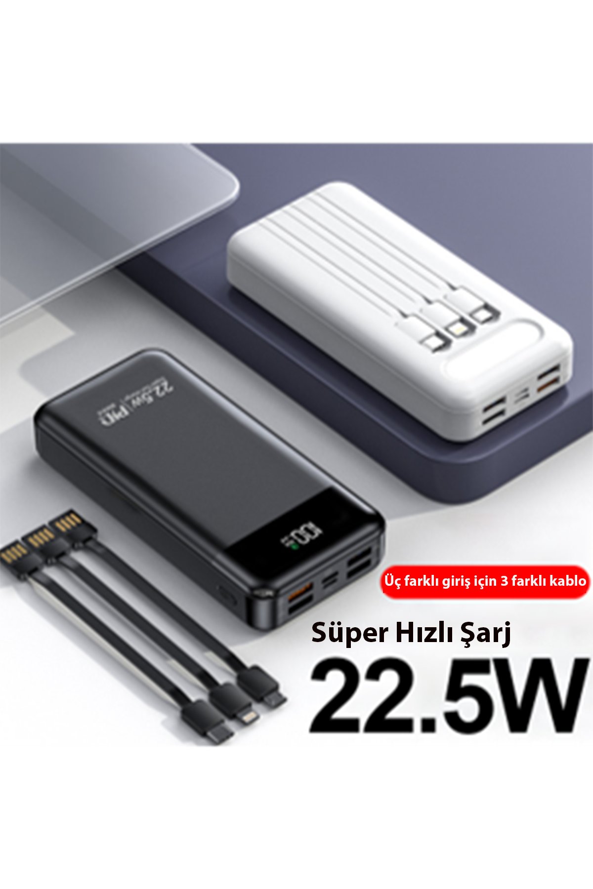 Yosonda A51 20.000 mAh Powerbank - Siyah