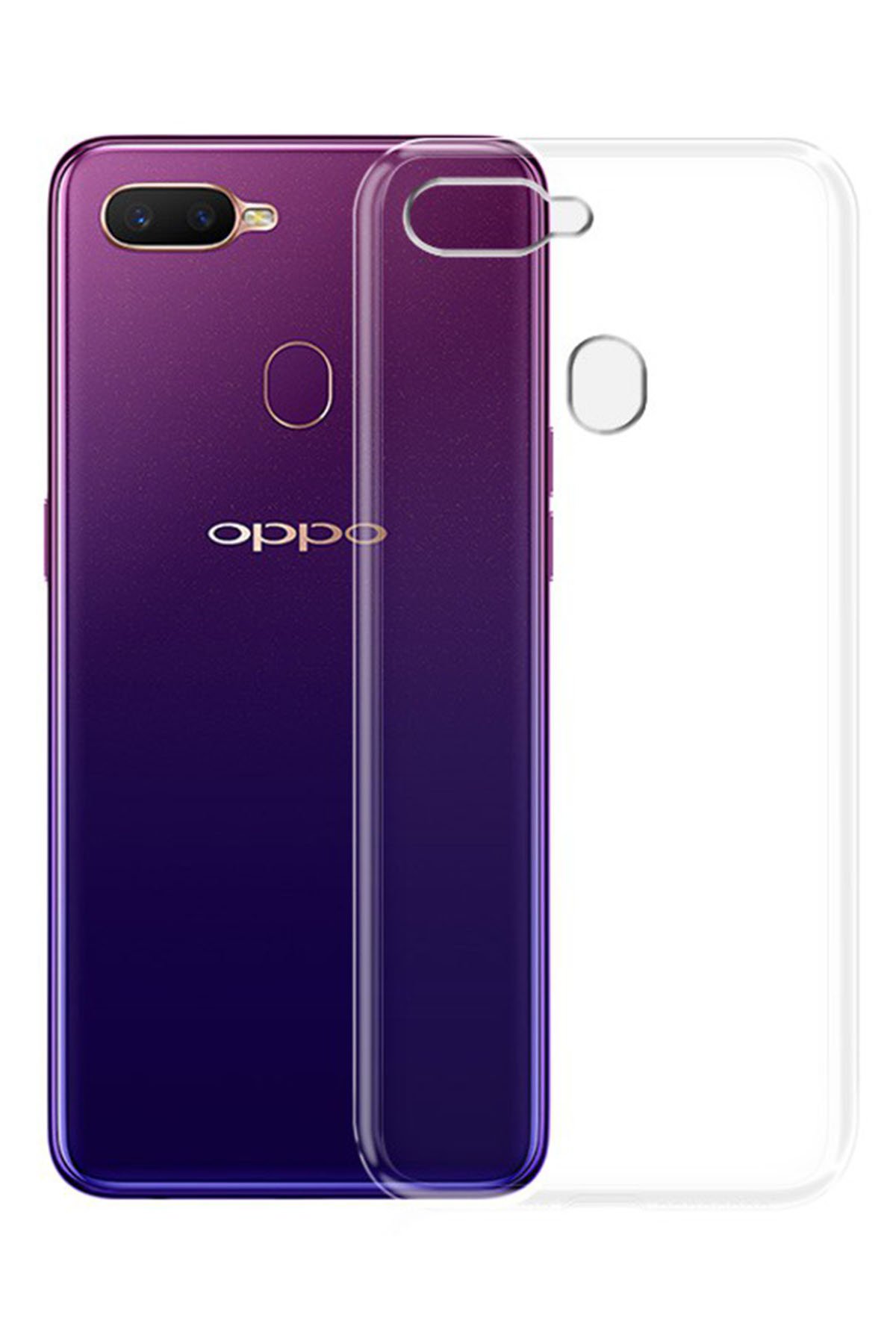 Newface Oppo A12 Kılıf Nano içi Kadife Silikon - Turuncu