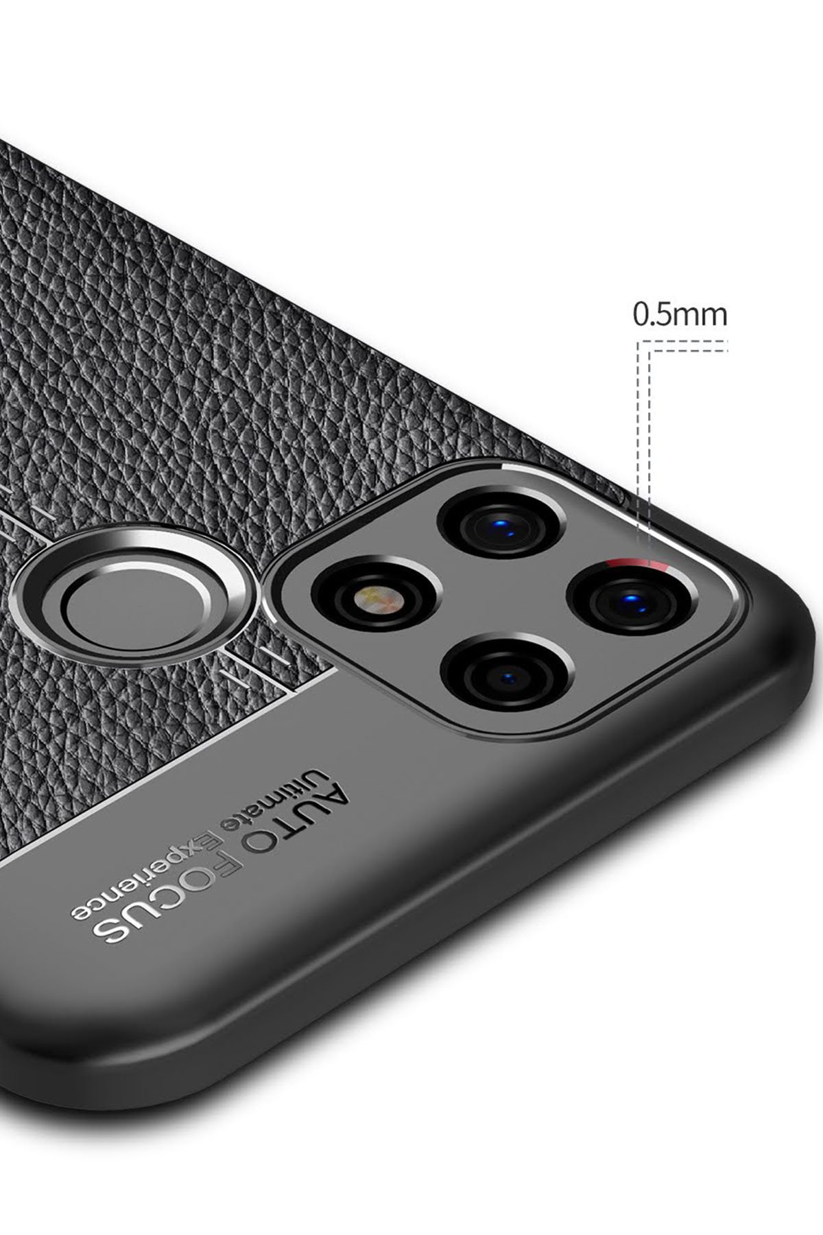 Newface Oppo A15 Kılıf Nano içi Kadife Silikon - Mavi