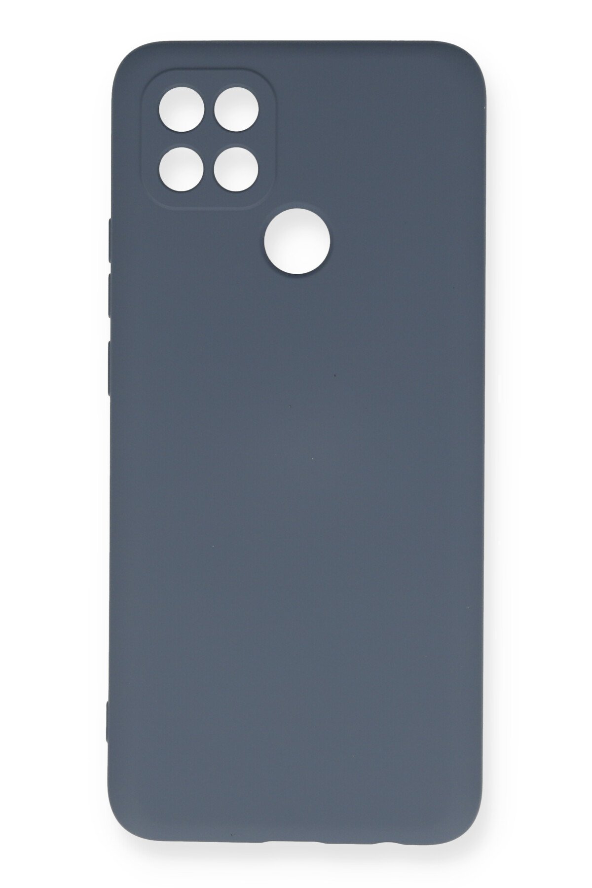 Newface Oppo A15 Kılıf Color Lens Silikon - Siyah