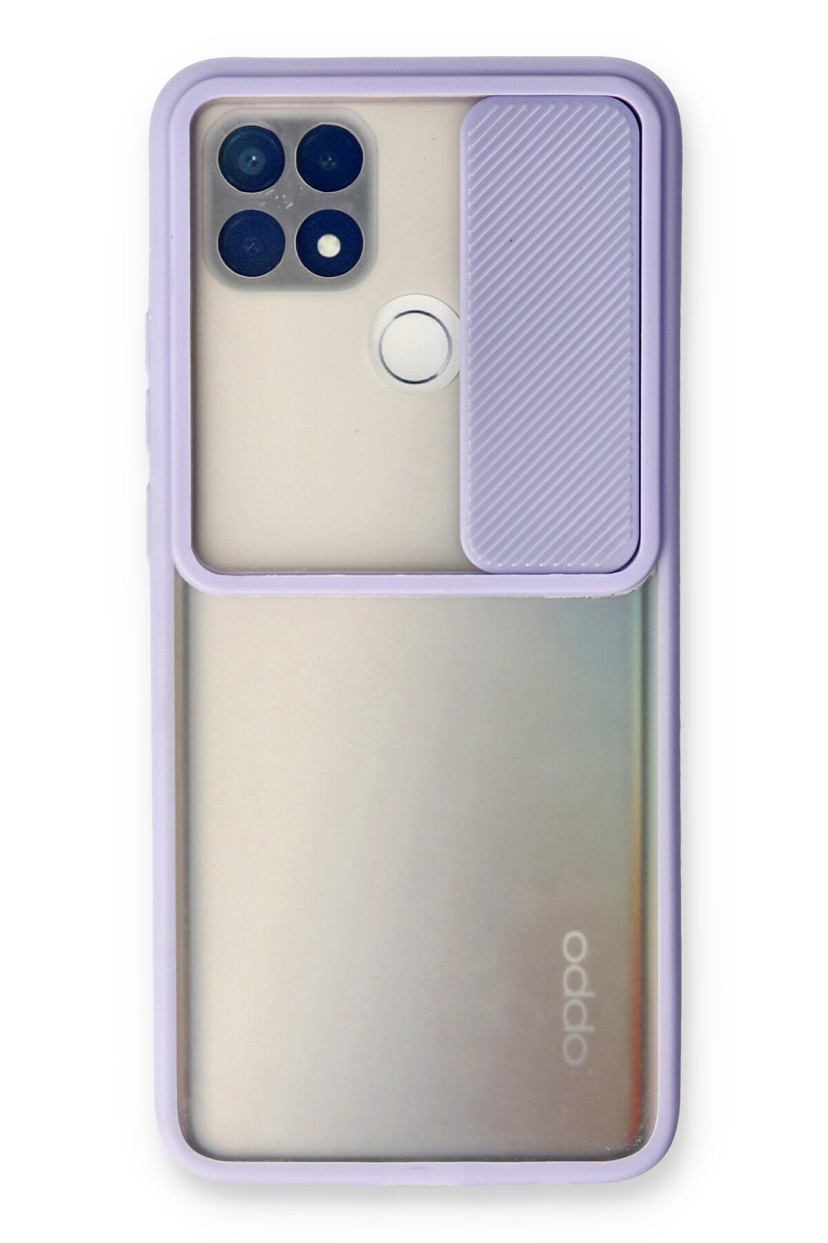 Newface Oppo A15S Kılıf Auto Focus Kapak - Lacivert