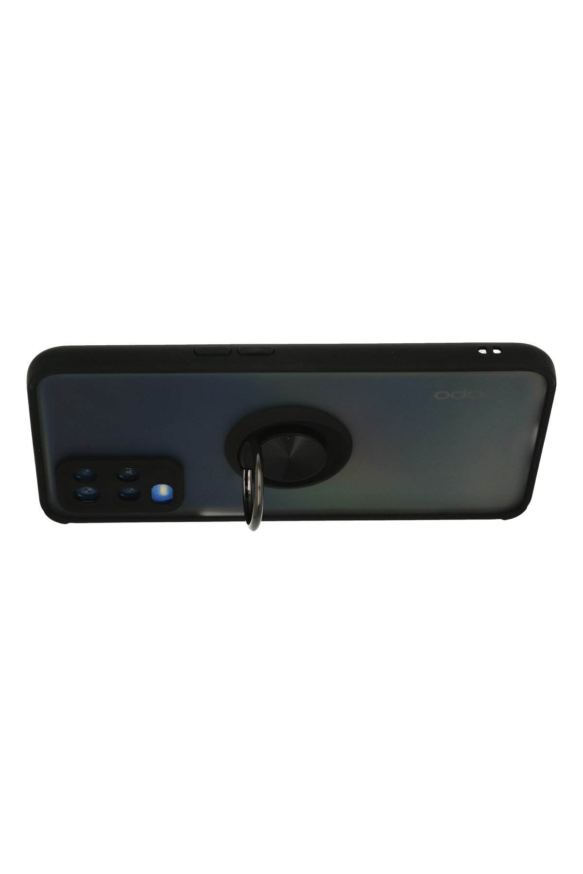 Newface Oppo A54 4G Kılıf Glass Kapak - Siyah