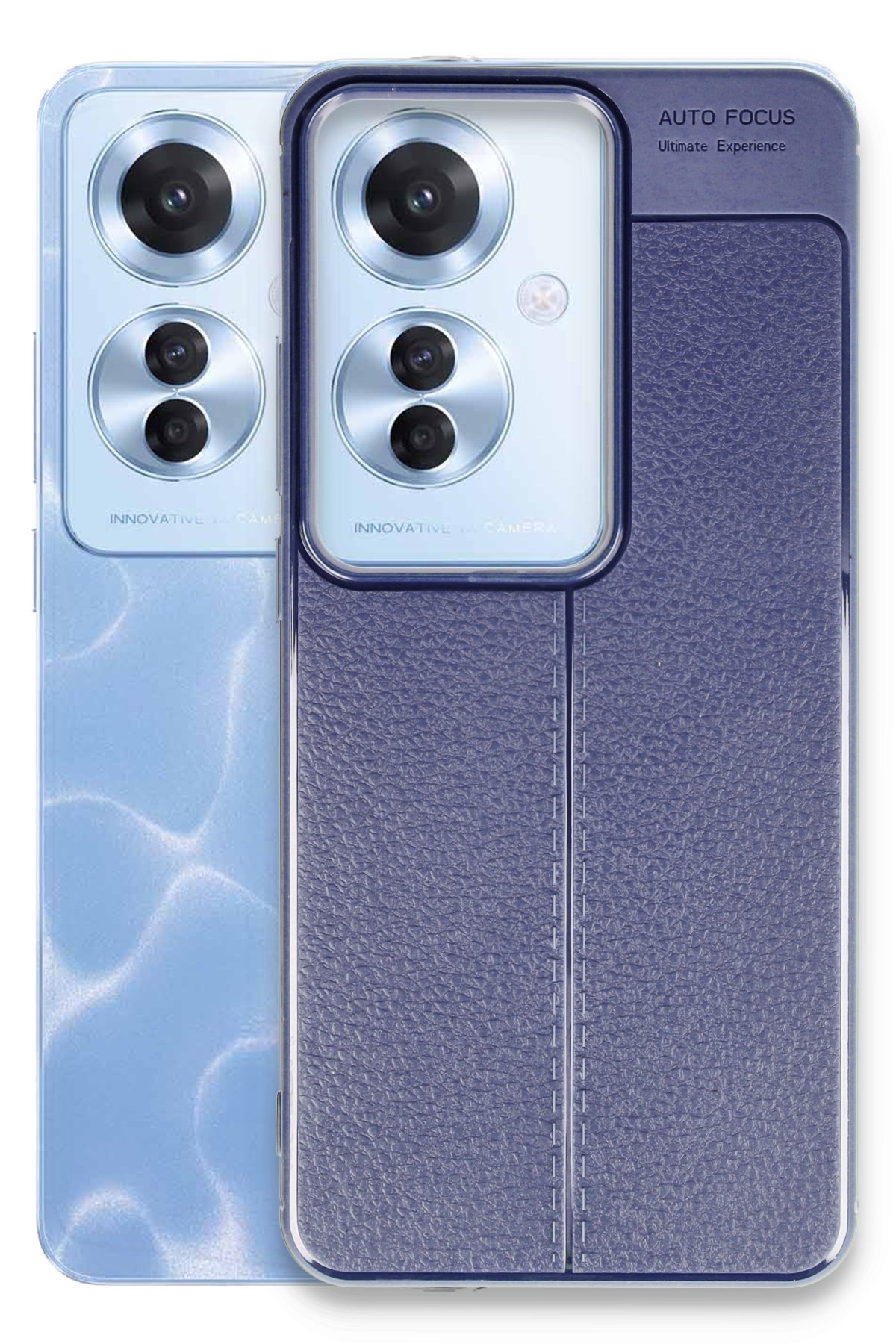 Newface Oppo Reno 11F Kılıf Aras Deri Kapak - Taba