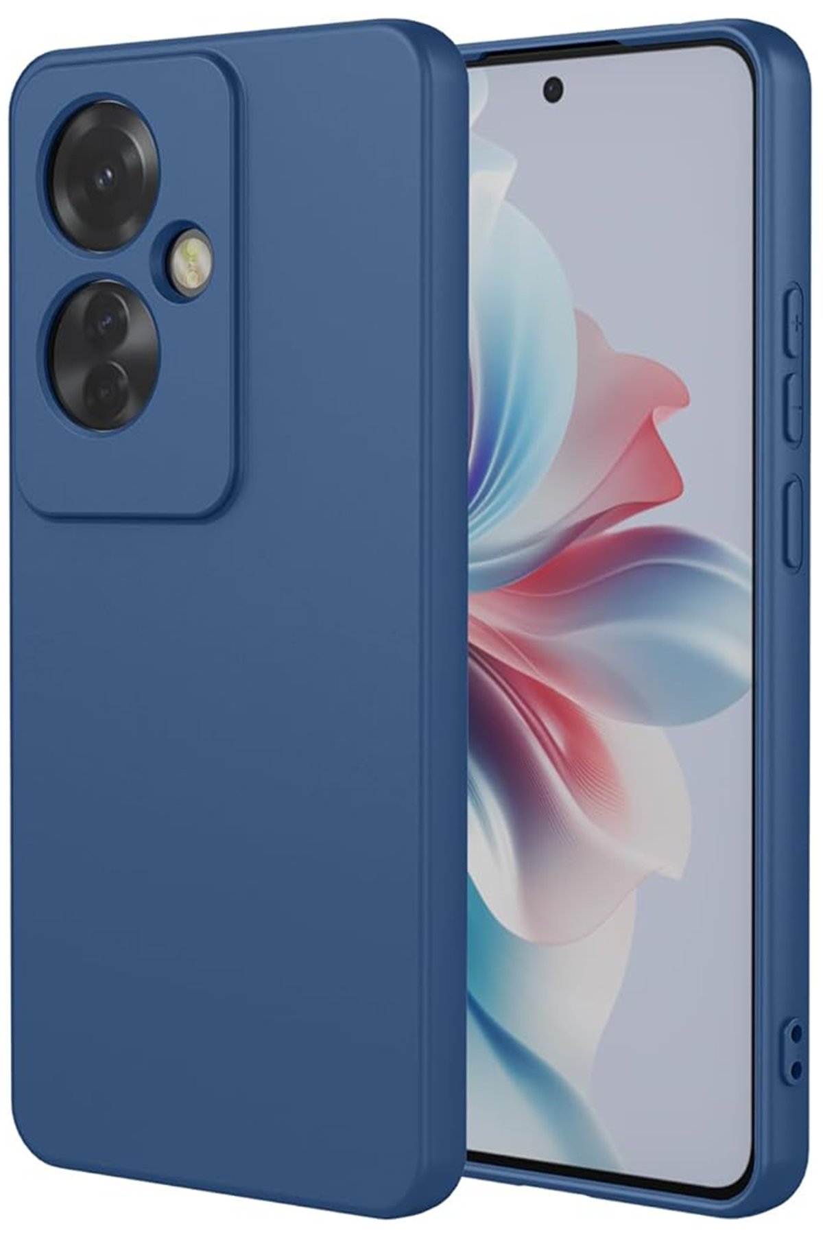 Newface Oppo Reno 11F Kılıf Trend S Plus Kapaklı Kılıf - Lacivert