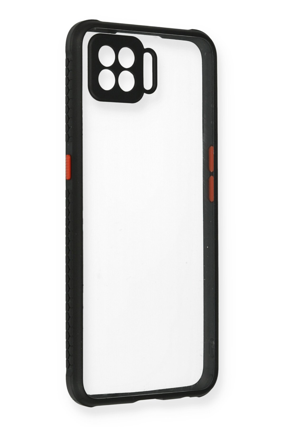 Newface Oppo Reno 4 Lite Kılıf Loop Deri Silikon - Kırmızı