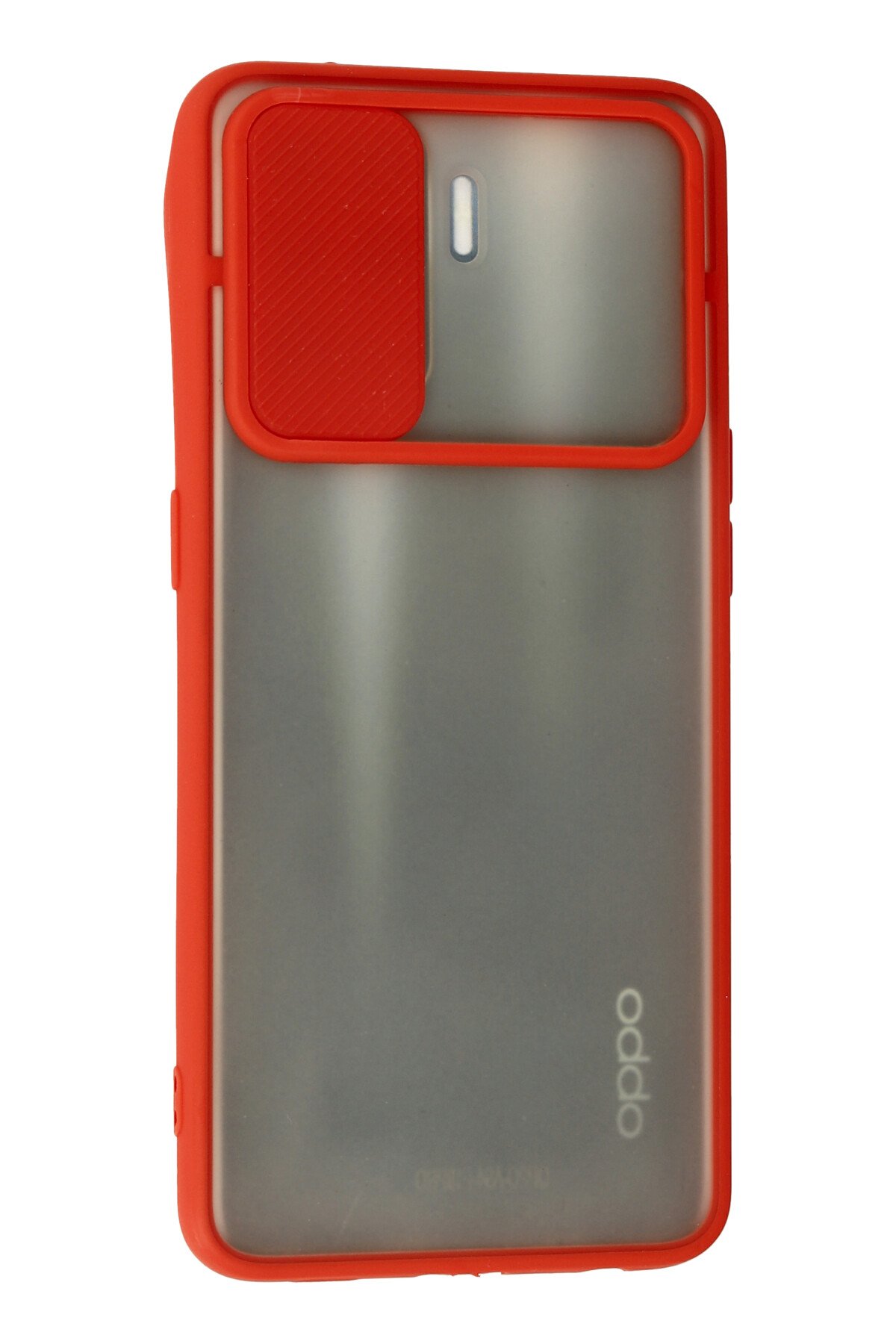 Newface Oppo Reno 5 Lite Kılıf Palm Buzlu Kamera Sürgülü Silikon - Yeşil