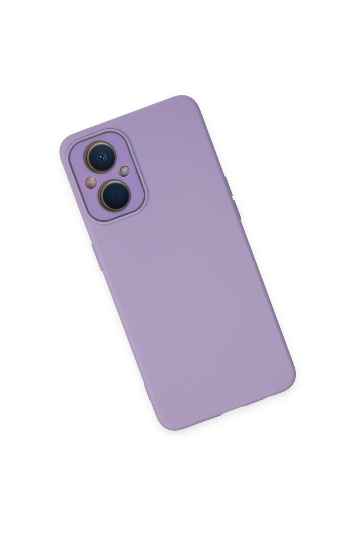 Newface Oppo Reno 8 Lite Kılıf Nano içi Kadife Silikon - Mavi