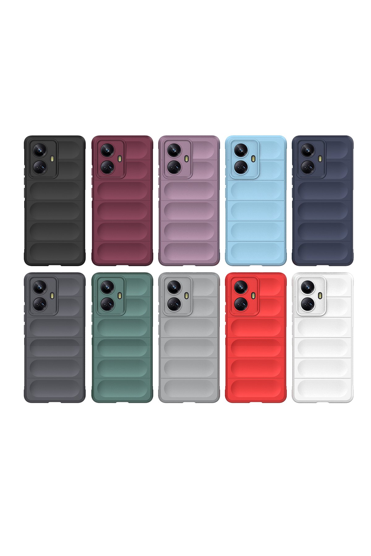 Newface Realme 10 Pro 5G Kılıf Optimum Silikon - Krem