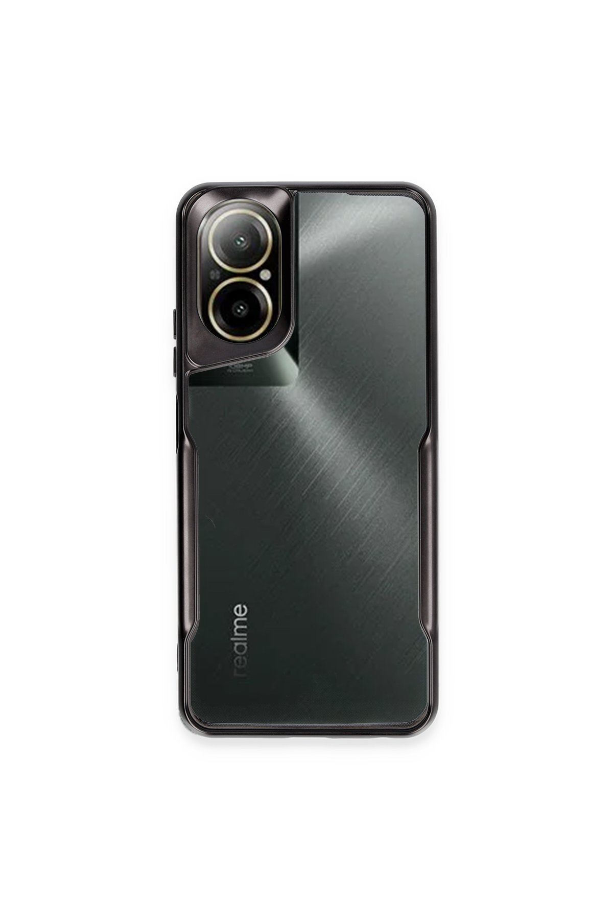 Newface Realme 12 Lite Kılıf Aras Deri Kapak - Kırmızı