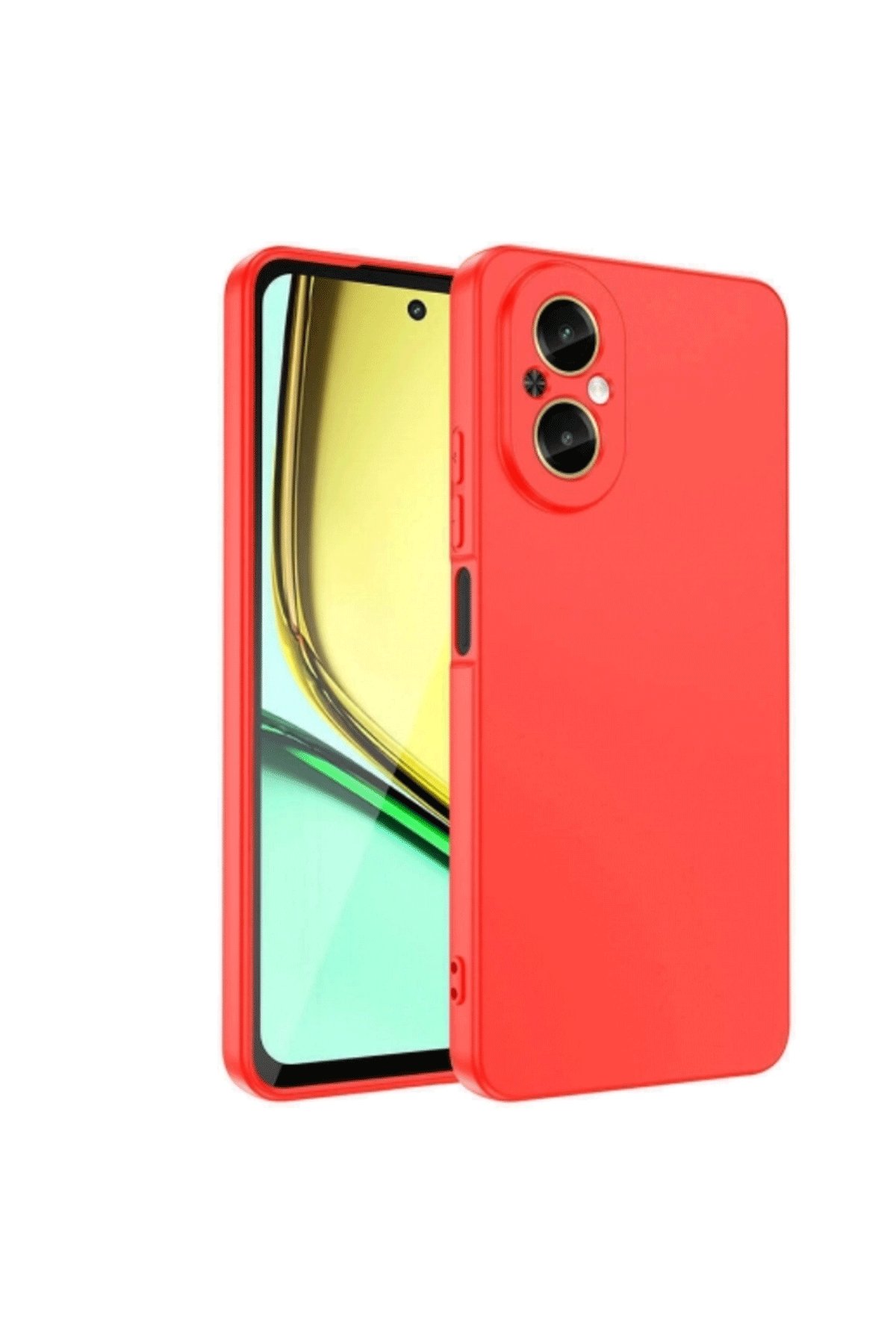 Newface Realme 12 Lite Kılıf Aras Deri Kapak - Siyah