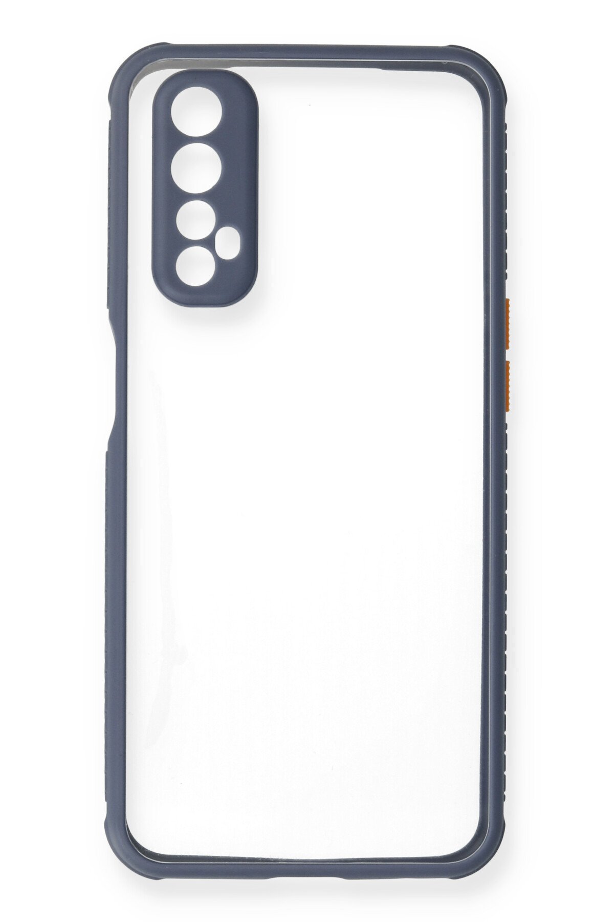 Newface Realme 7 Kılıf First Silikon - Mürdüm