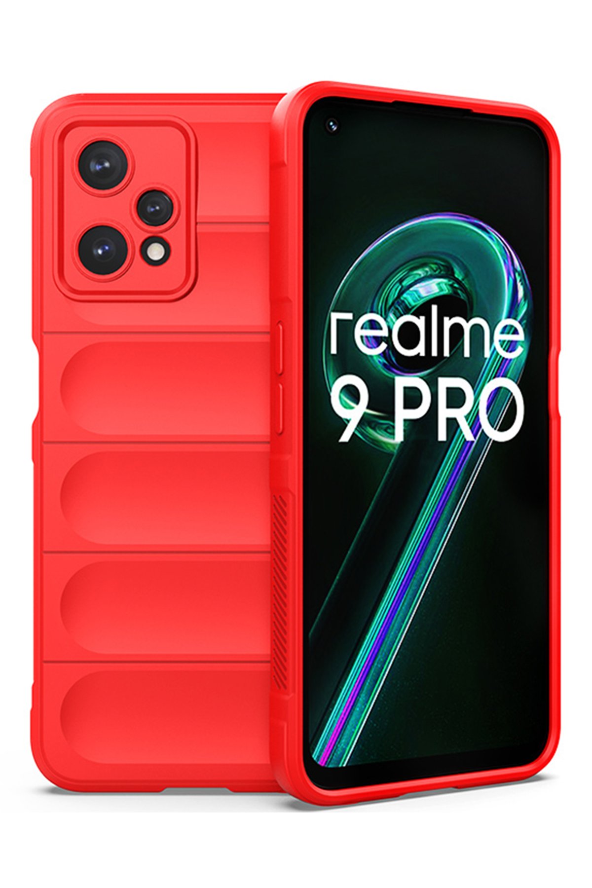 Newface Realme 9 Pro 5G Kılıf Optimum Silikon - Lacivert